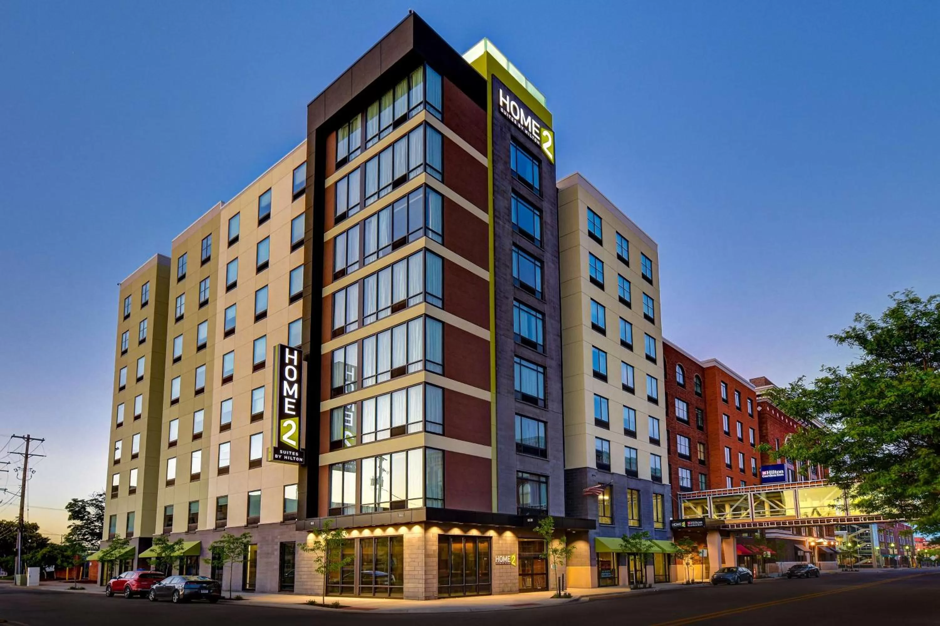 Property building in Home2 Suites By Hilton Kalamazoo Downtown, Mi