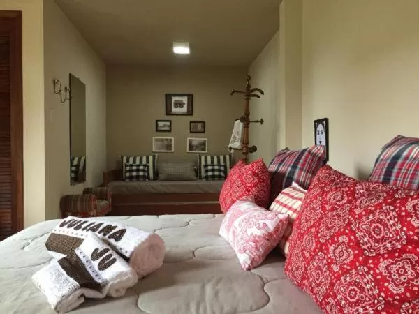 Bed in Pousada Nossa Terra