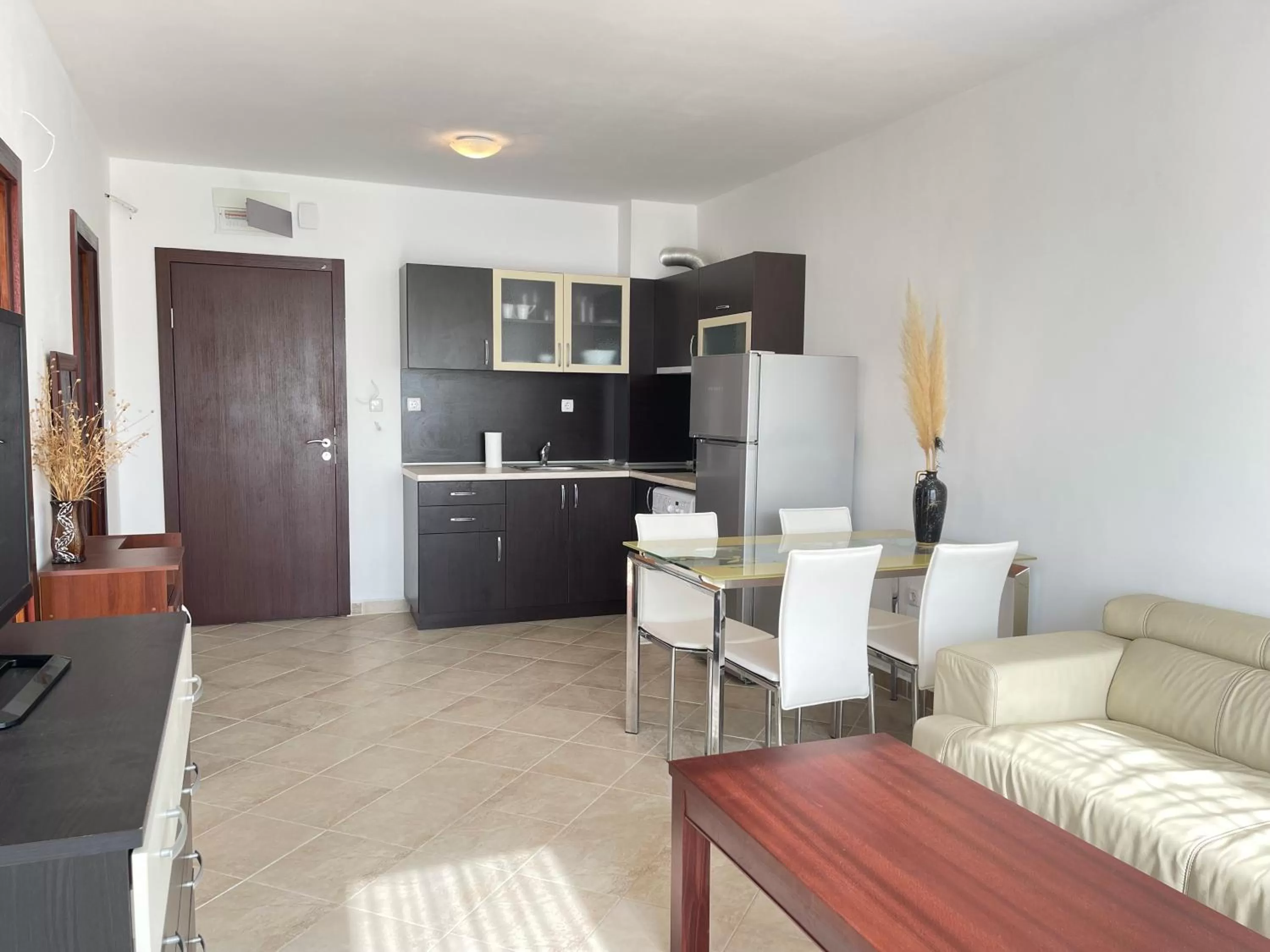 Kitchen or kitchenette in Ravda Family Resort. Park&Sea