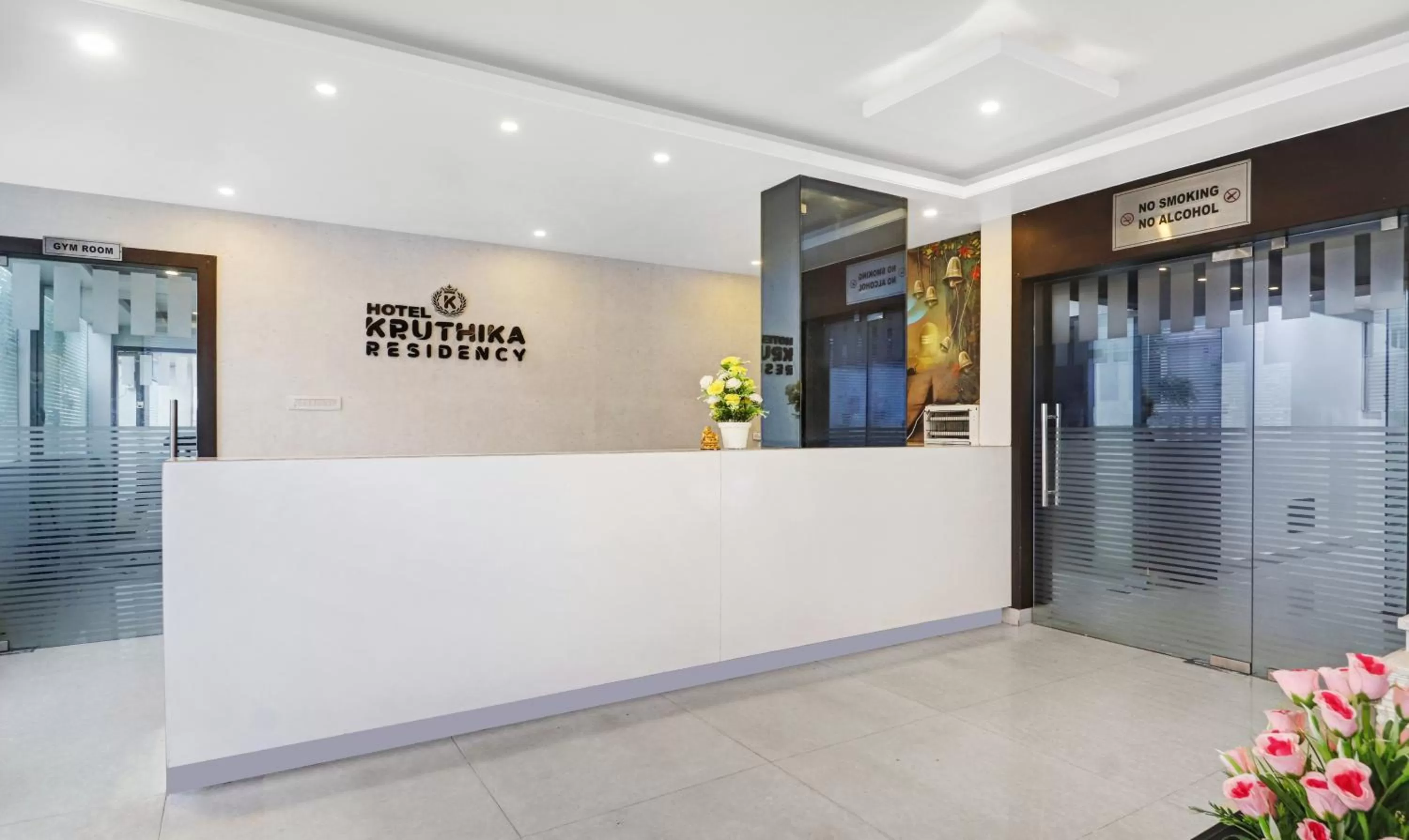 Lobby or reception in Treebo Kruthika Residency