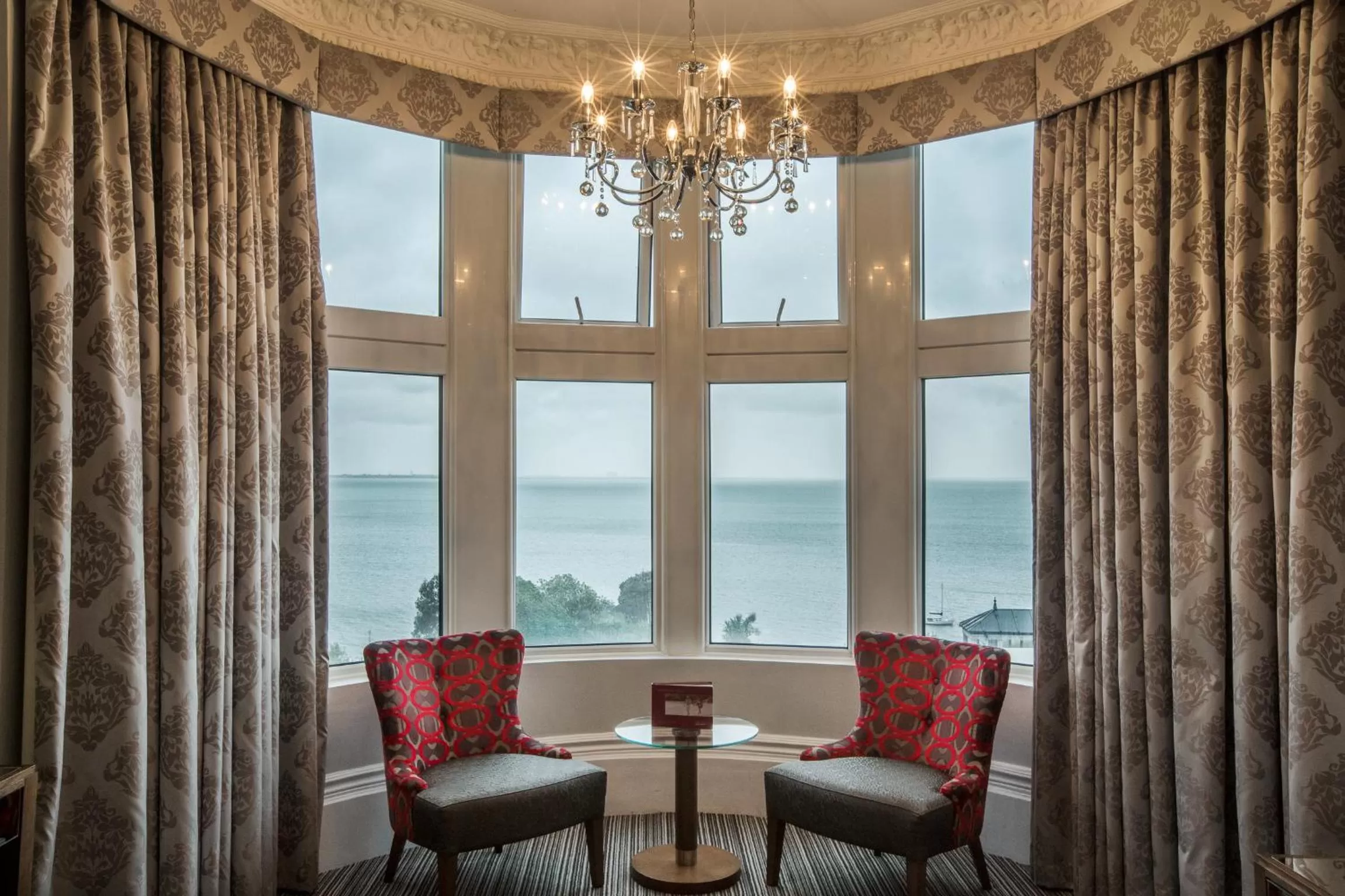 Seating area in Muthu Westcliff Hotel (Near London Southend Airport)