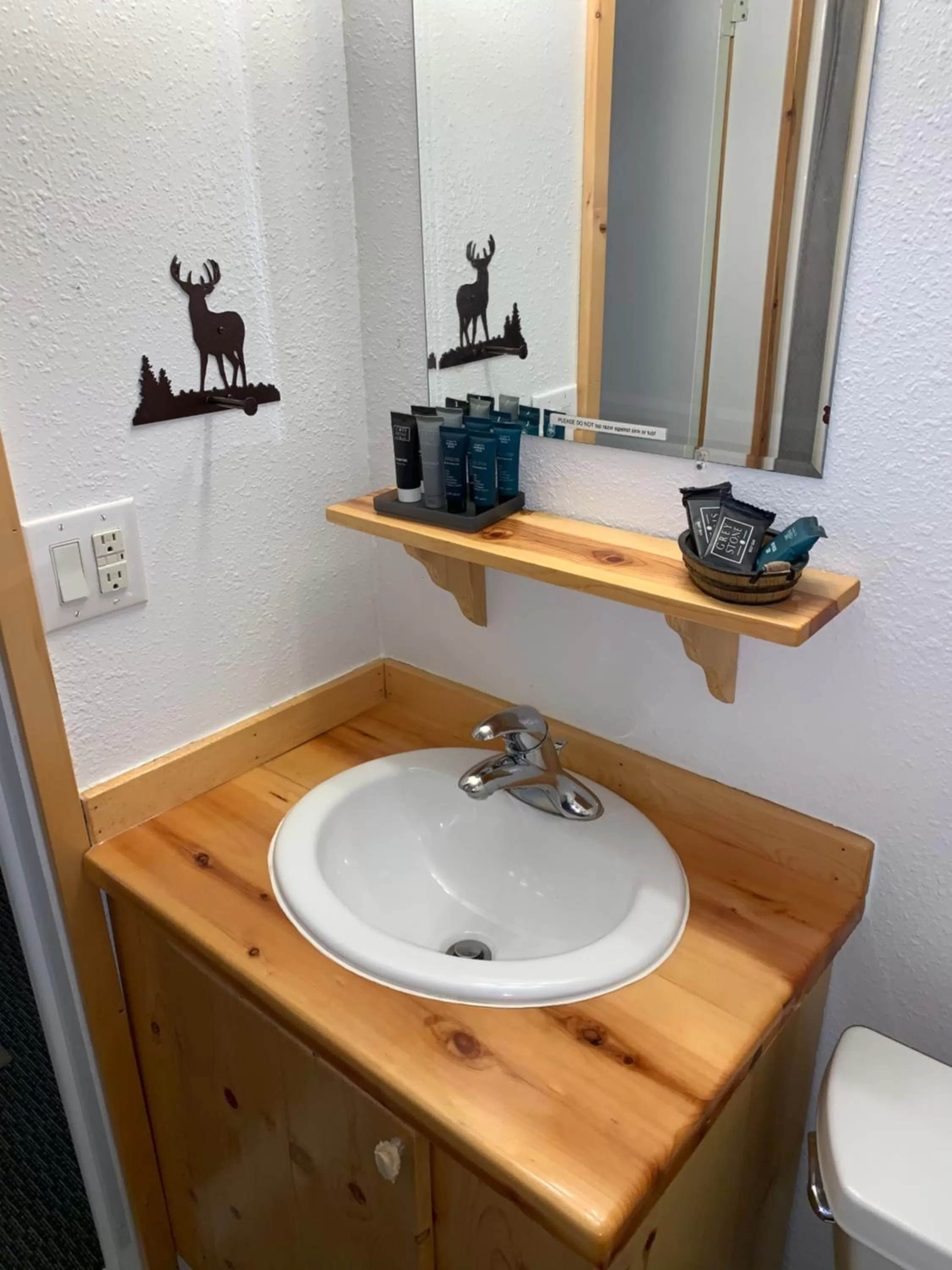Bathroom in Glacier Haven Inn