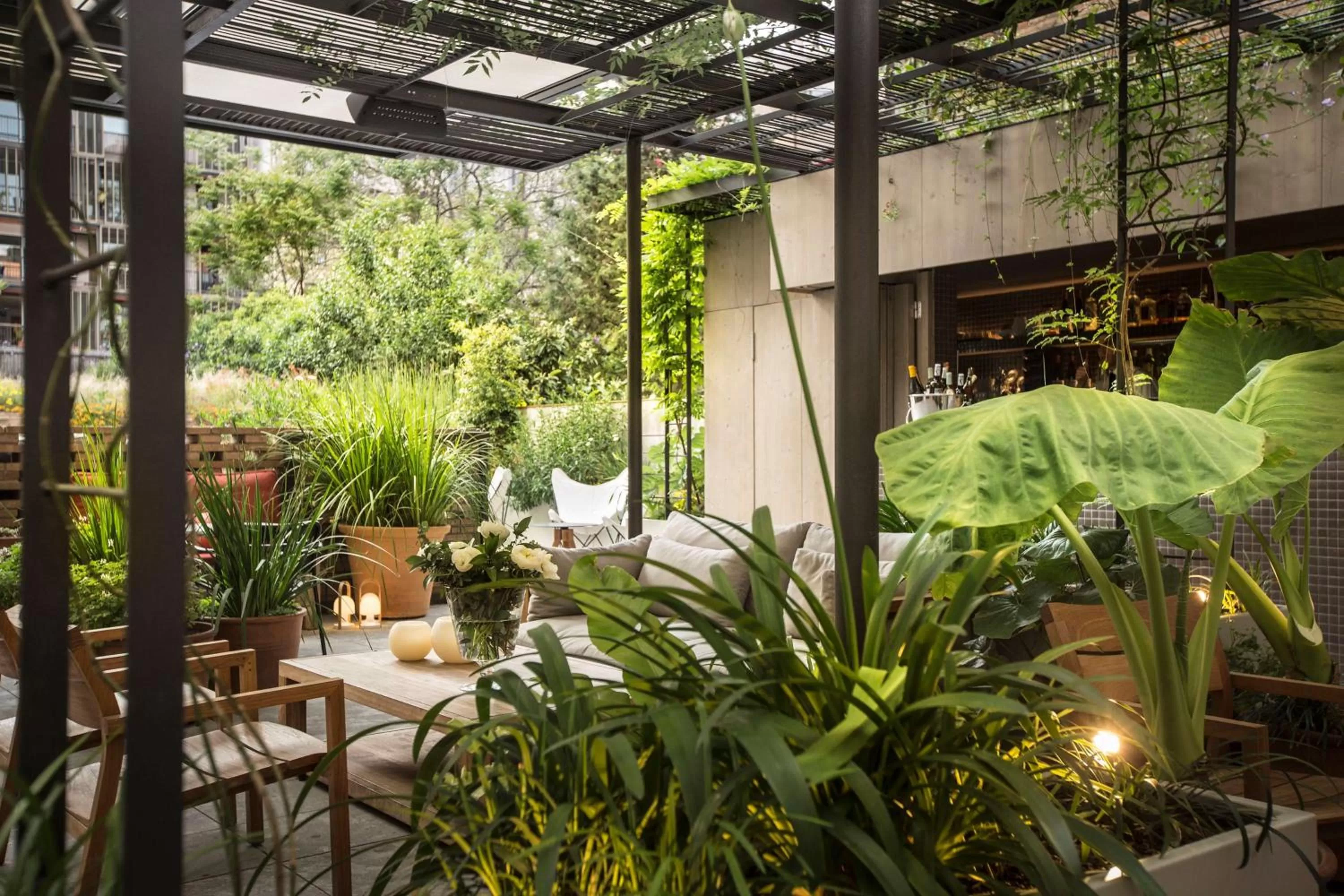 Patio in Alexandra Barcelona Hotel, Curio Collection by Hilton