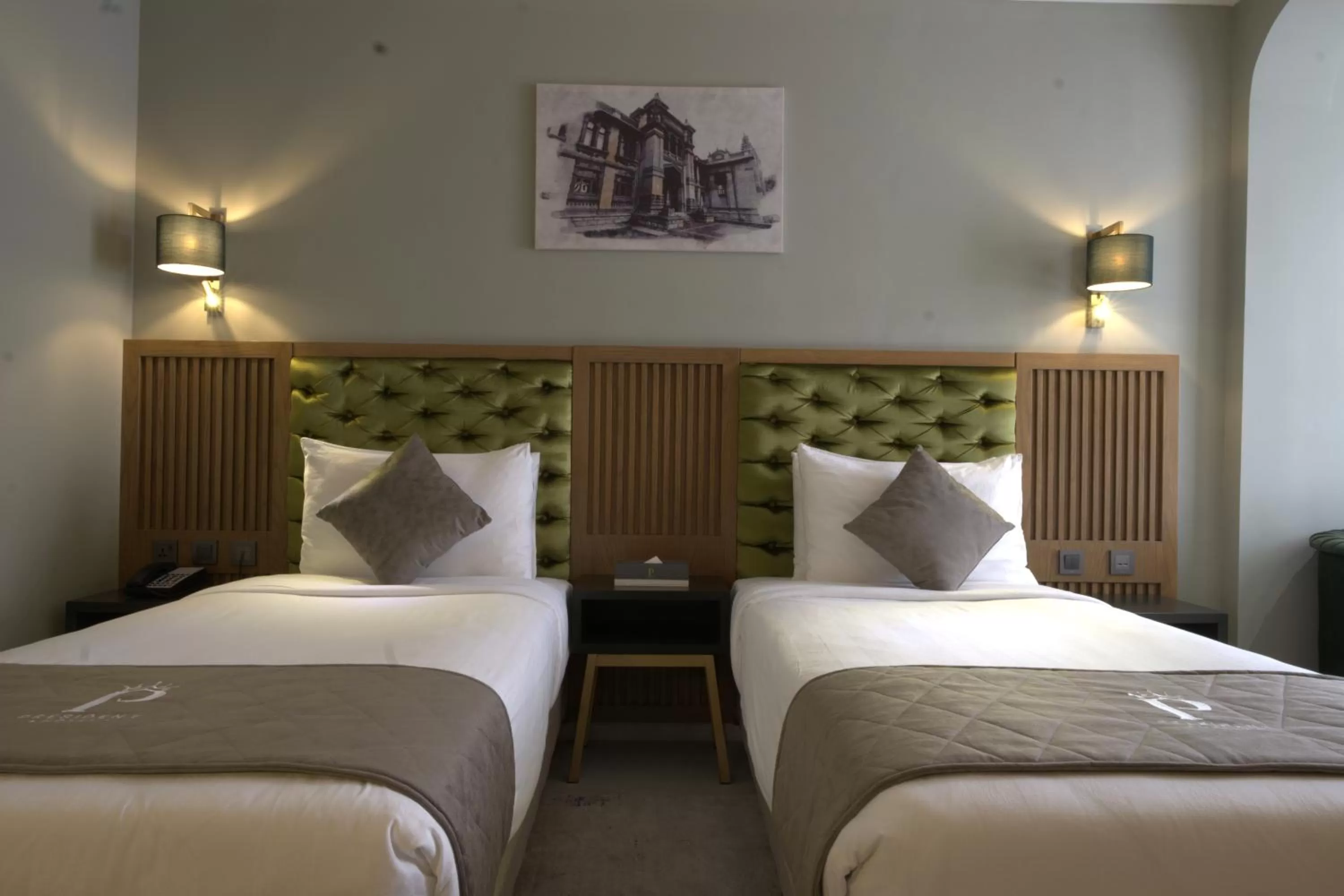 Bed in President Hotel