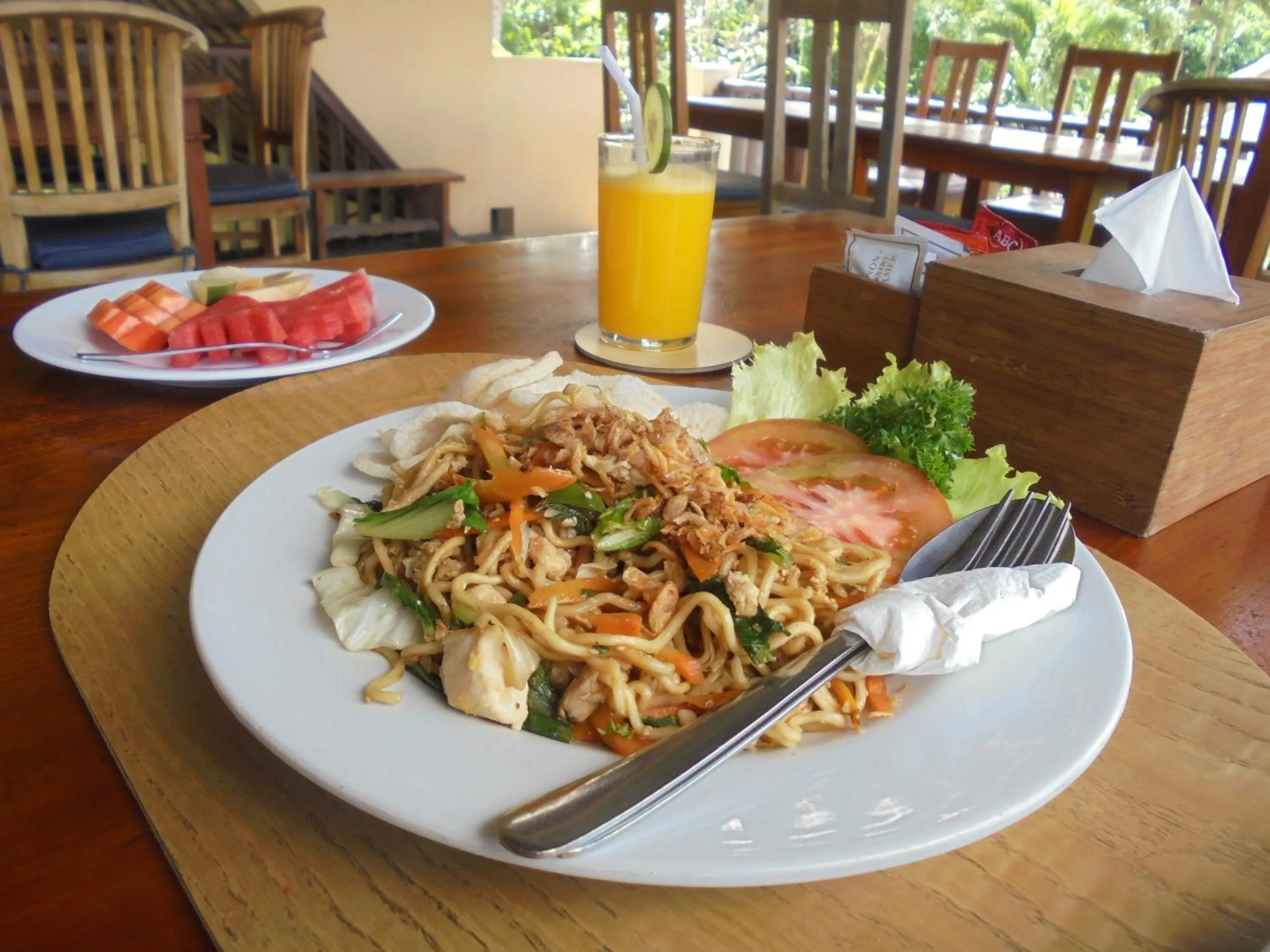 Continental breakfast in Biyukukung Suite & Spa