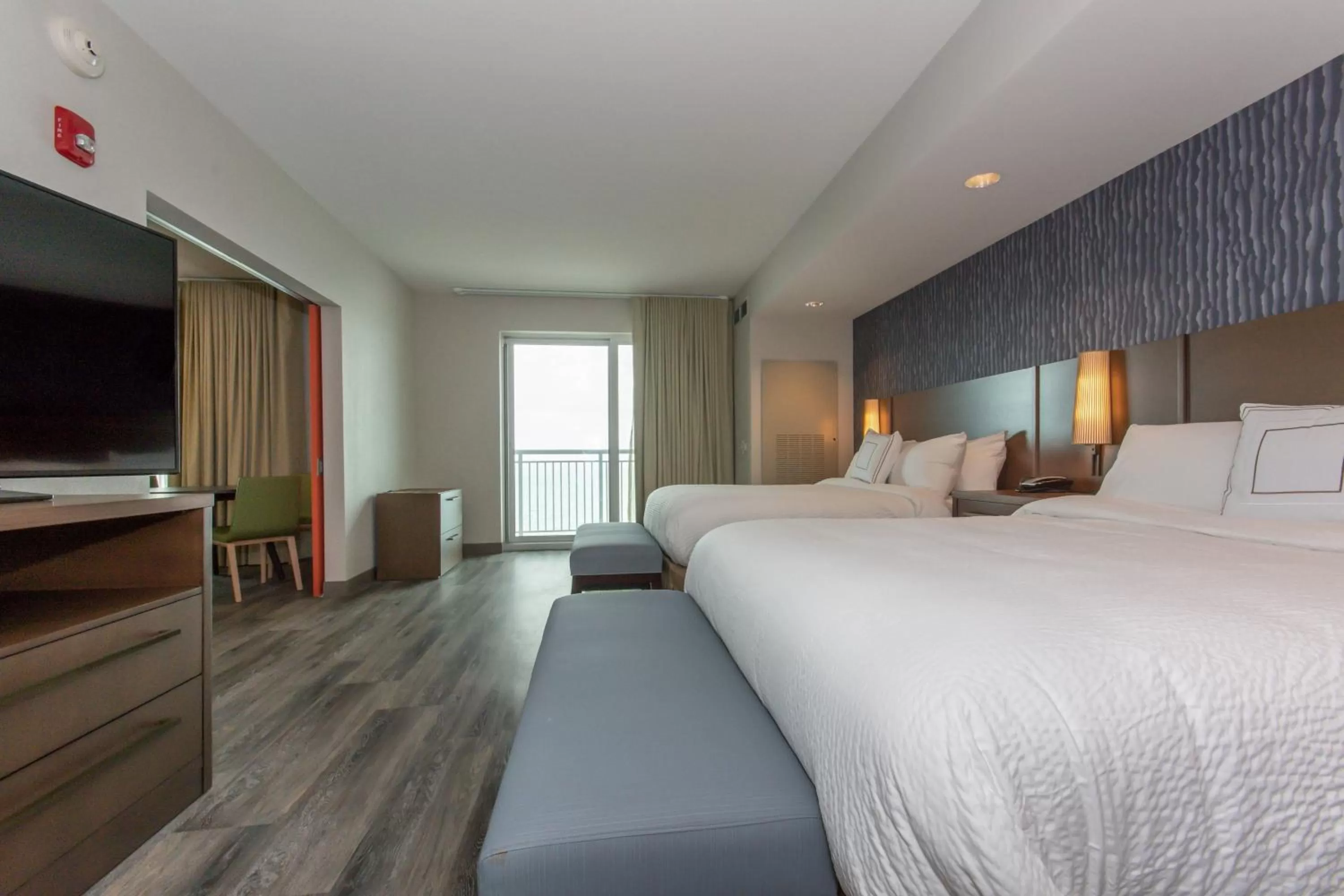 Bedroom, Bed in Residence Inn by Marriott Myrtle Beach Oceanfront