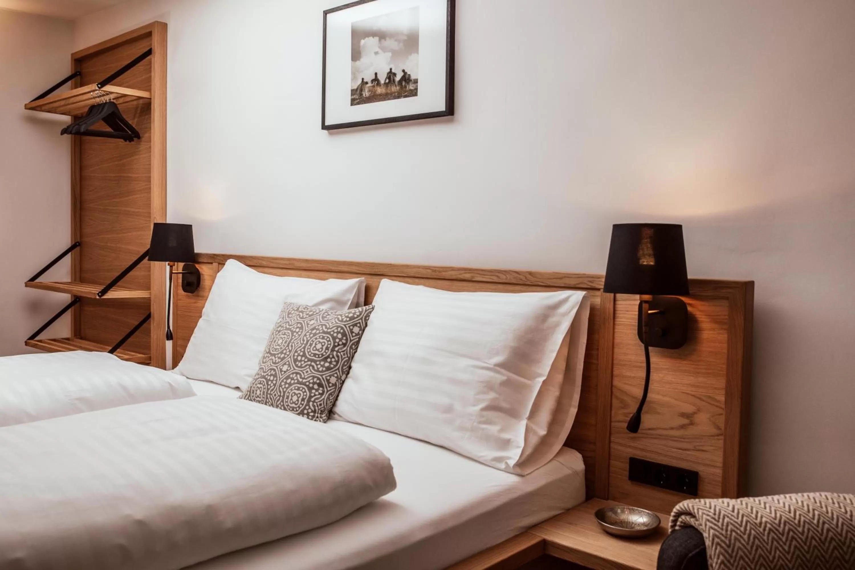 Bed in the salt townhouse