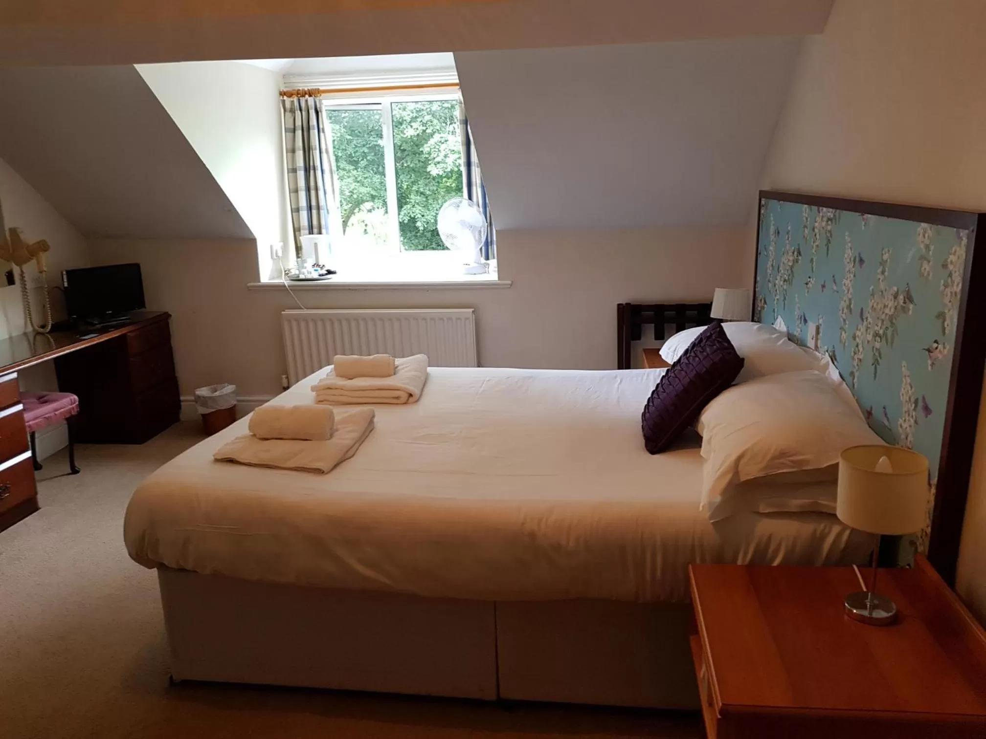 Bed in Glan Aber Hotel