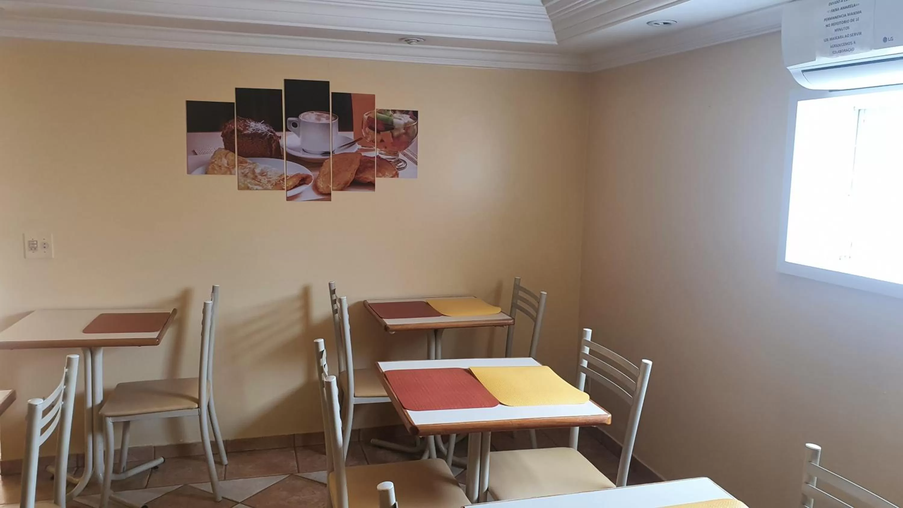 Dining area, Restaurant/Places to Eat in Hotel Sta Mônica Marília