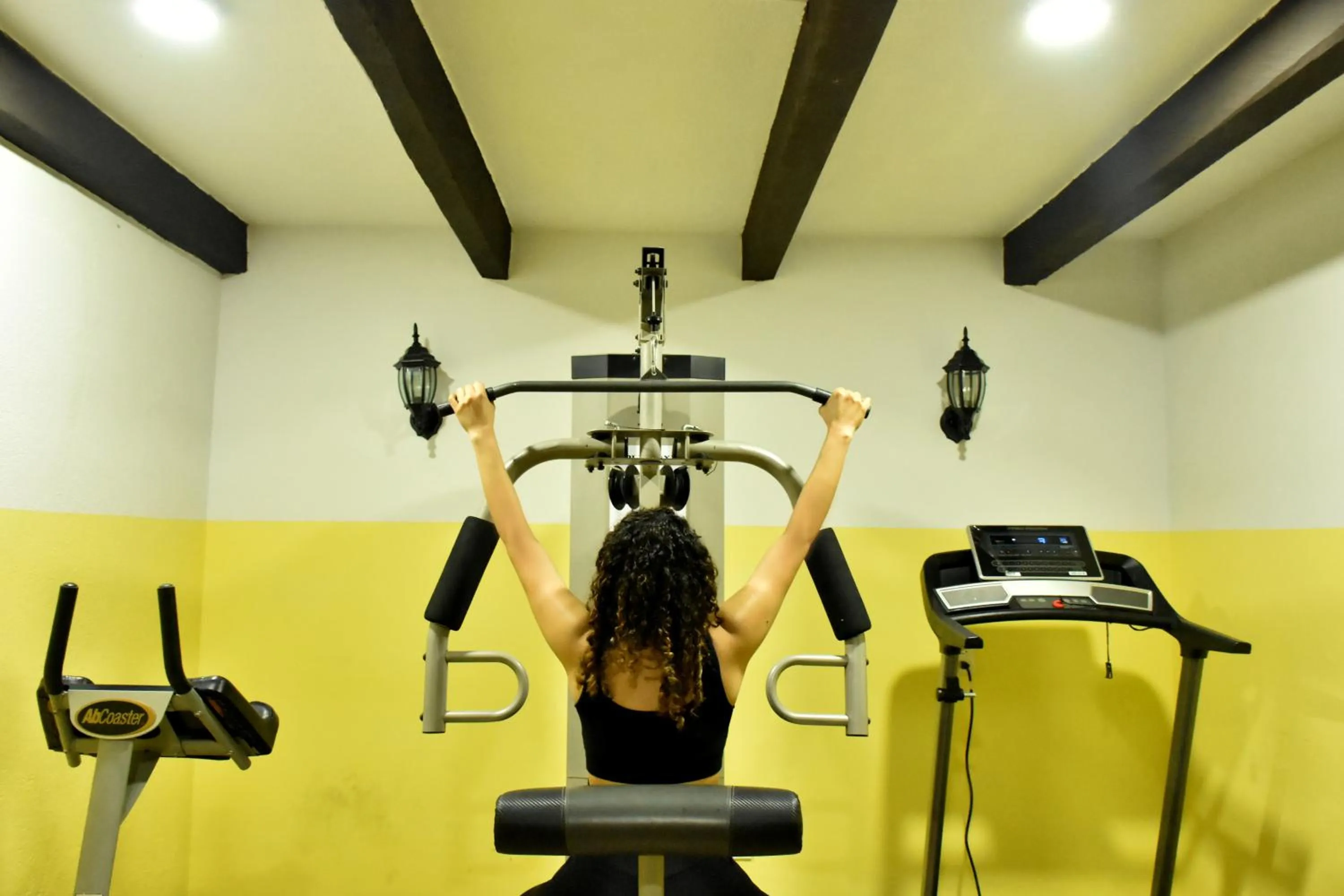 Fitness centre/facilities in Hotel Mansion Del Valle