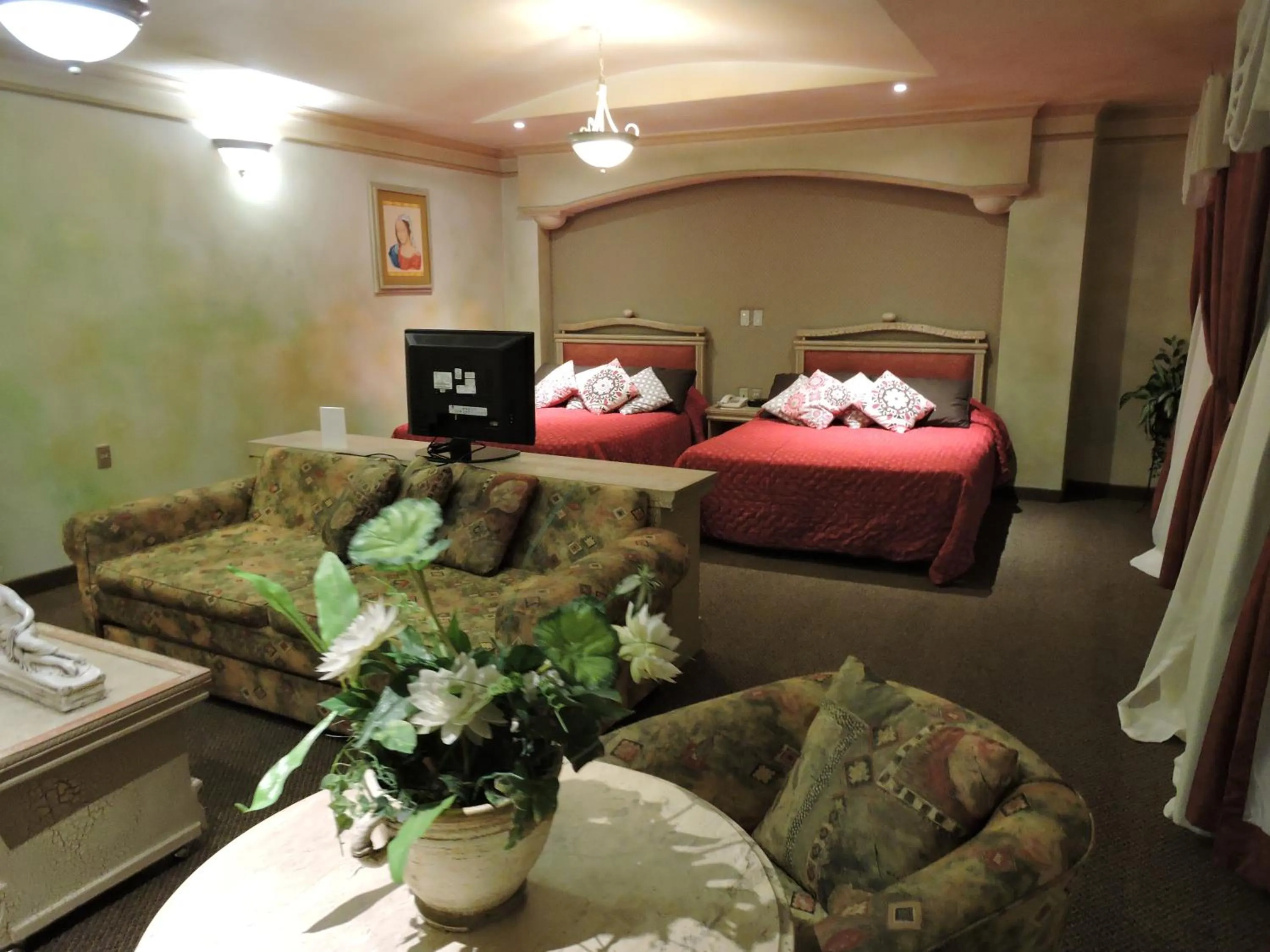 Living room, Bed in Hotel Quinta Cesar