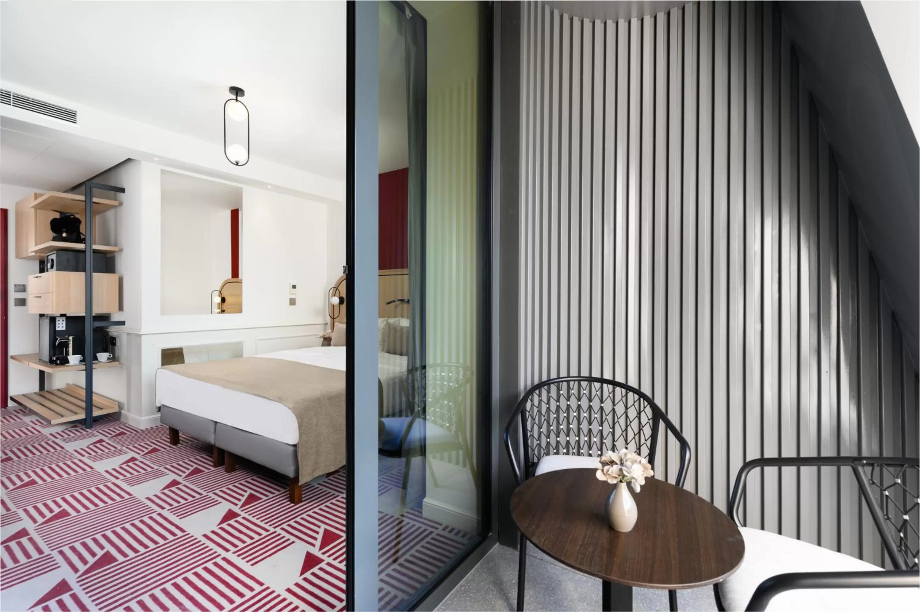 Bedroom, Bed in Hotel Oktogon Haggenmacher by Continental Group