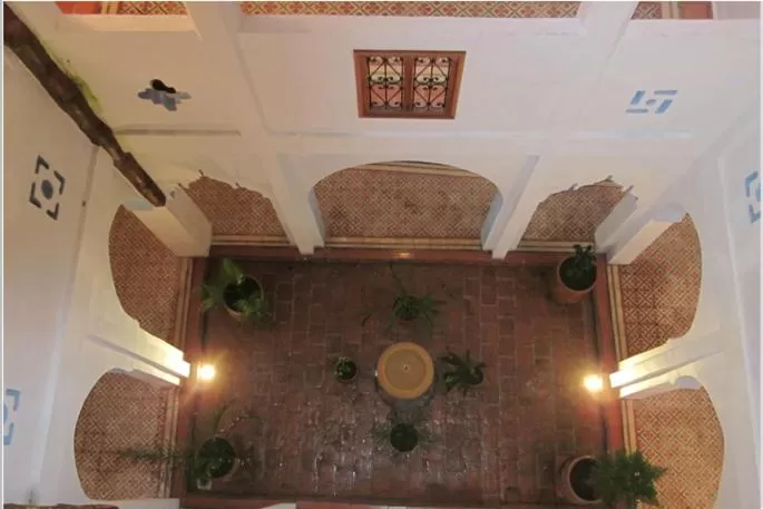 Decorative detail in Hôtel Ras El Maa