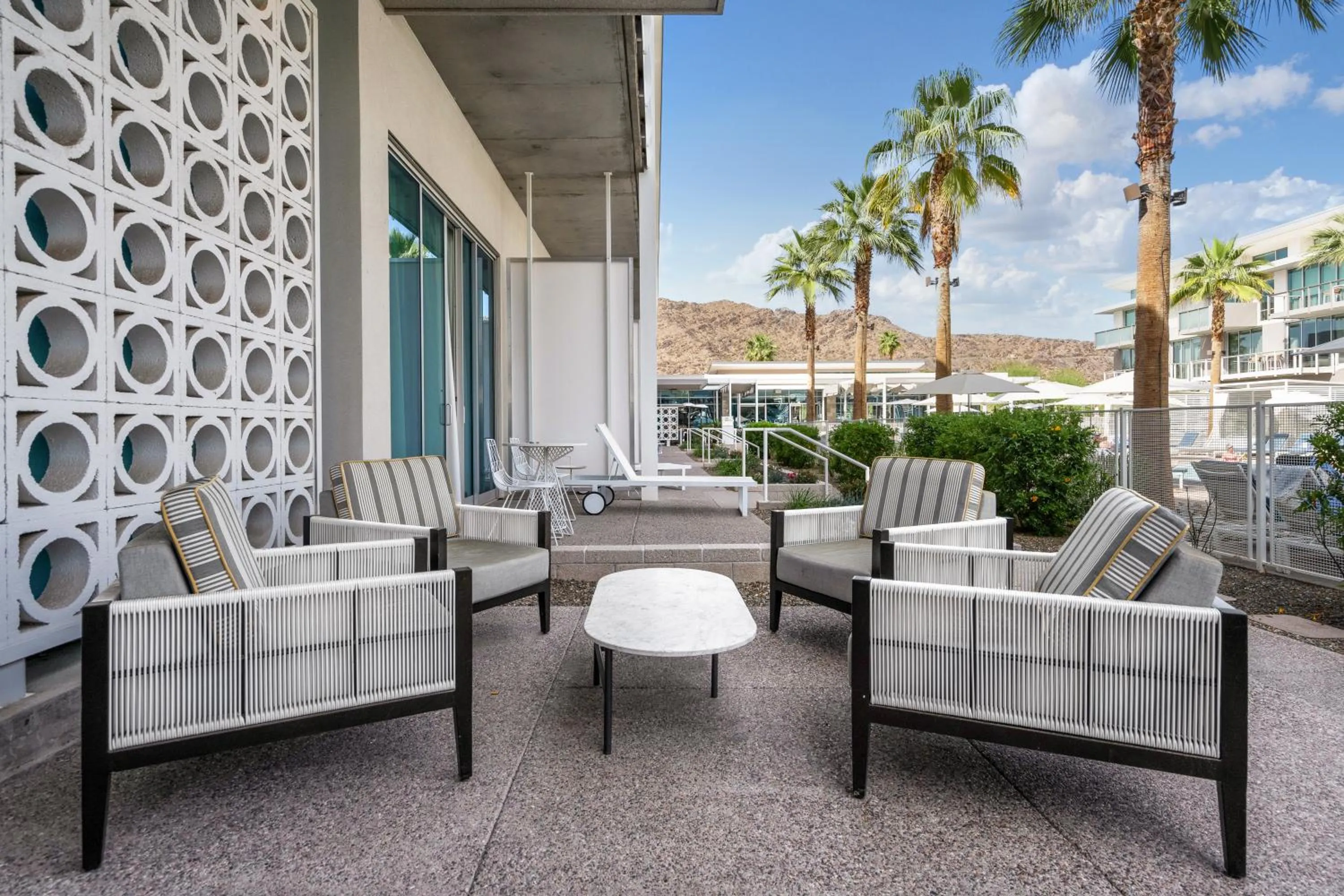 Patio in Mountain Shadows Resort Scottsdale