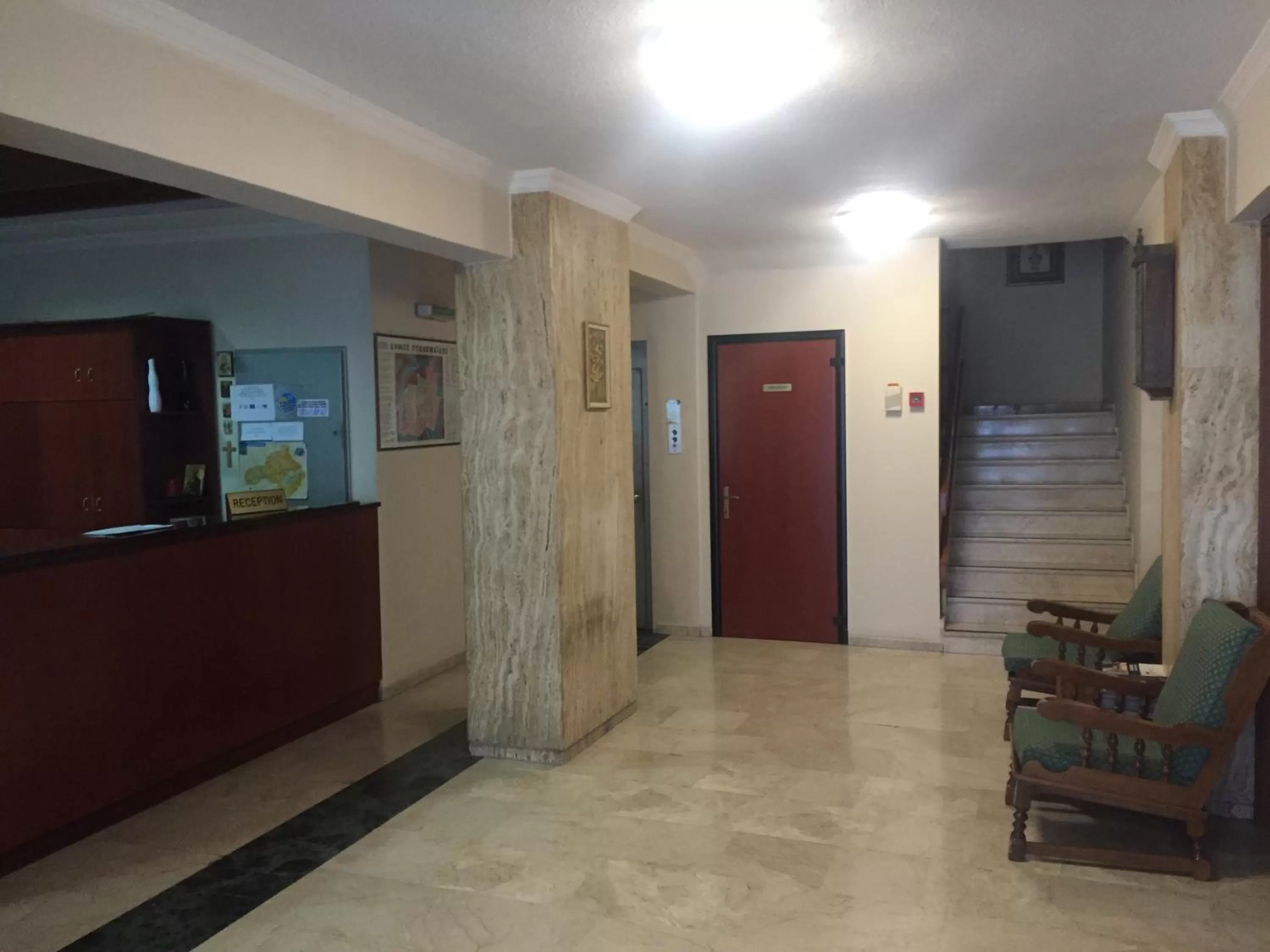 Lobby or reception in Hotel Costis