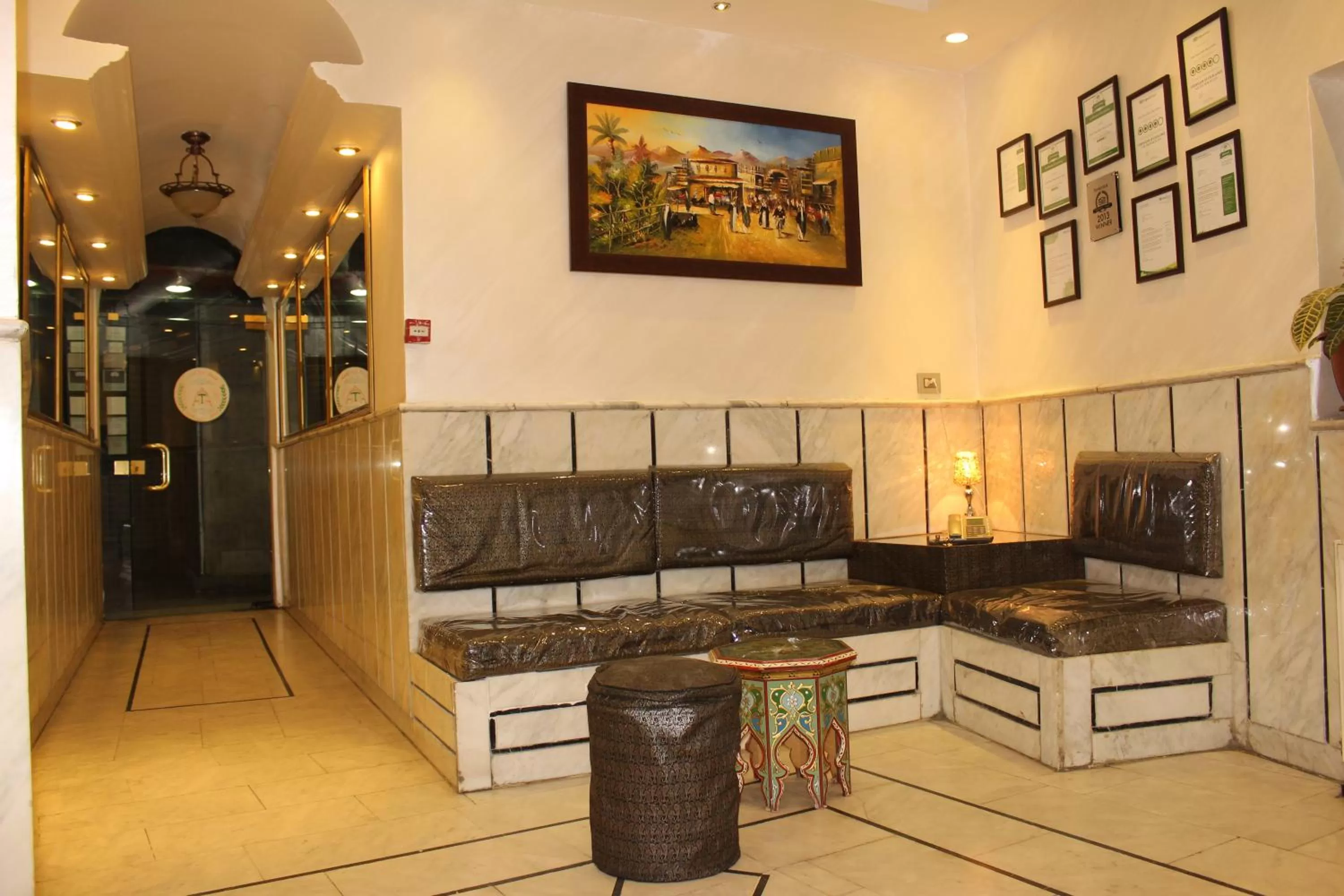 Lobby or reception in Arab Tower Hotel