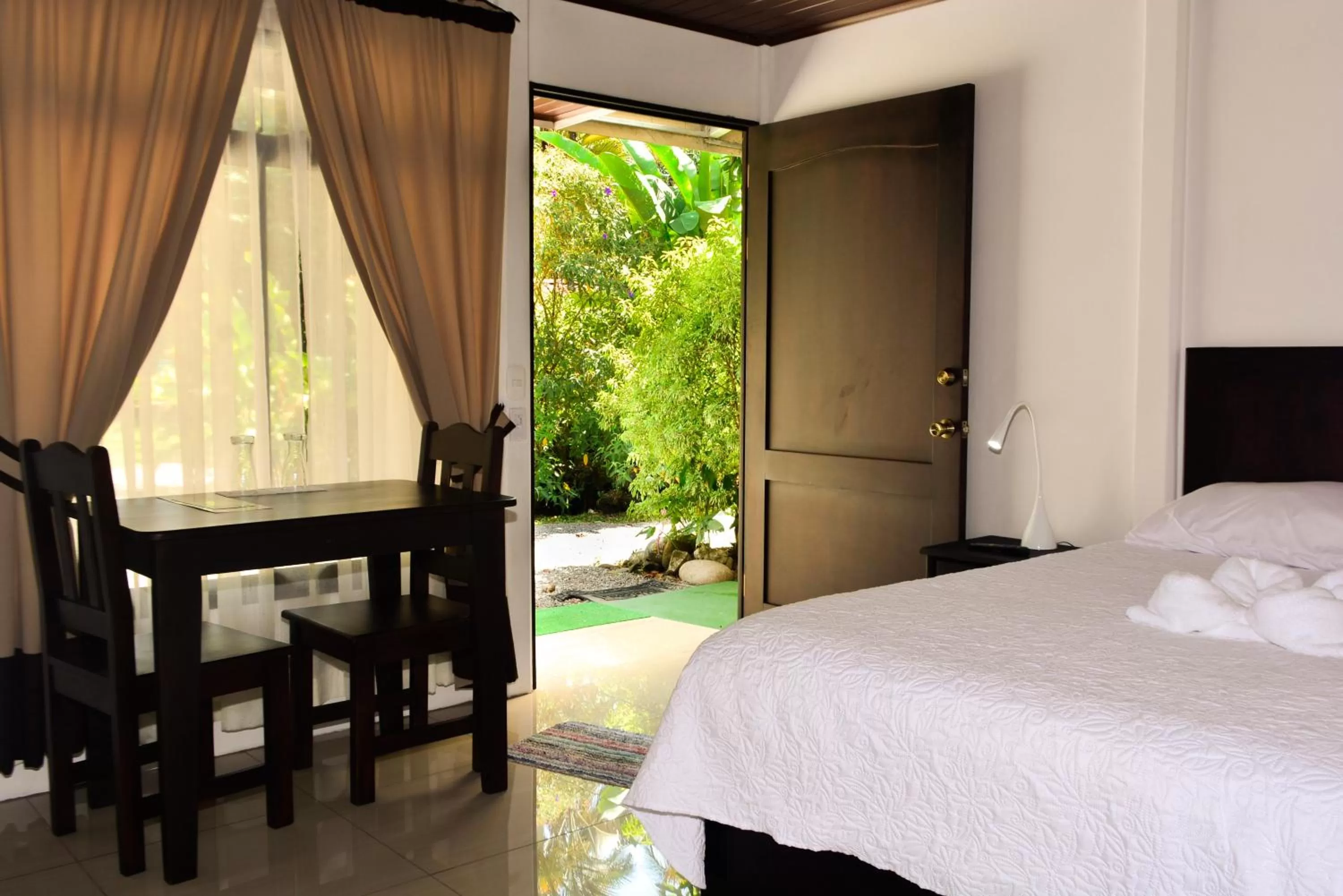 Bed in Cabañas Green House