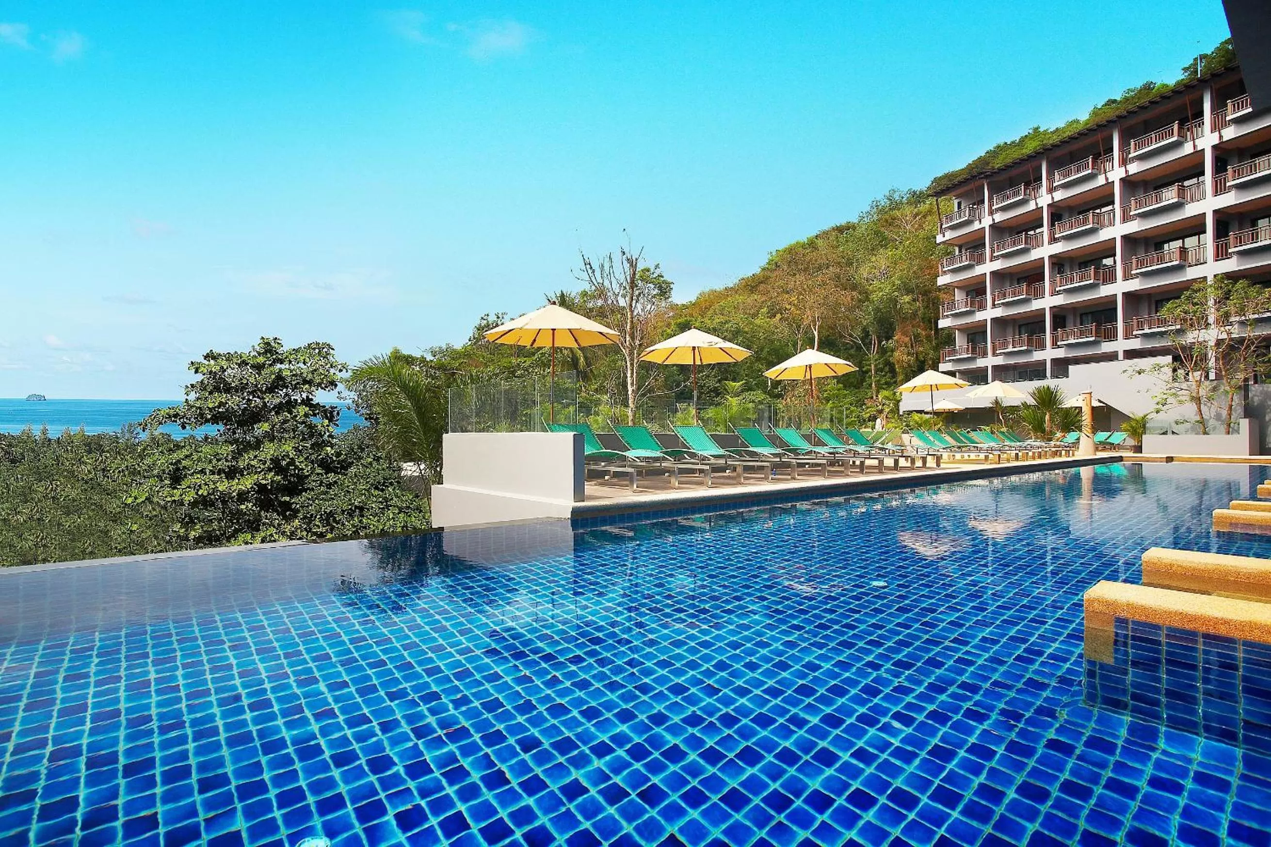 Pool view in Krabi Chada Resort