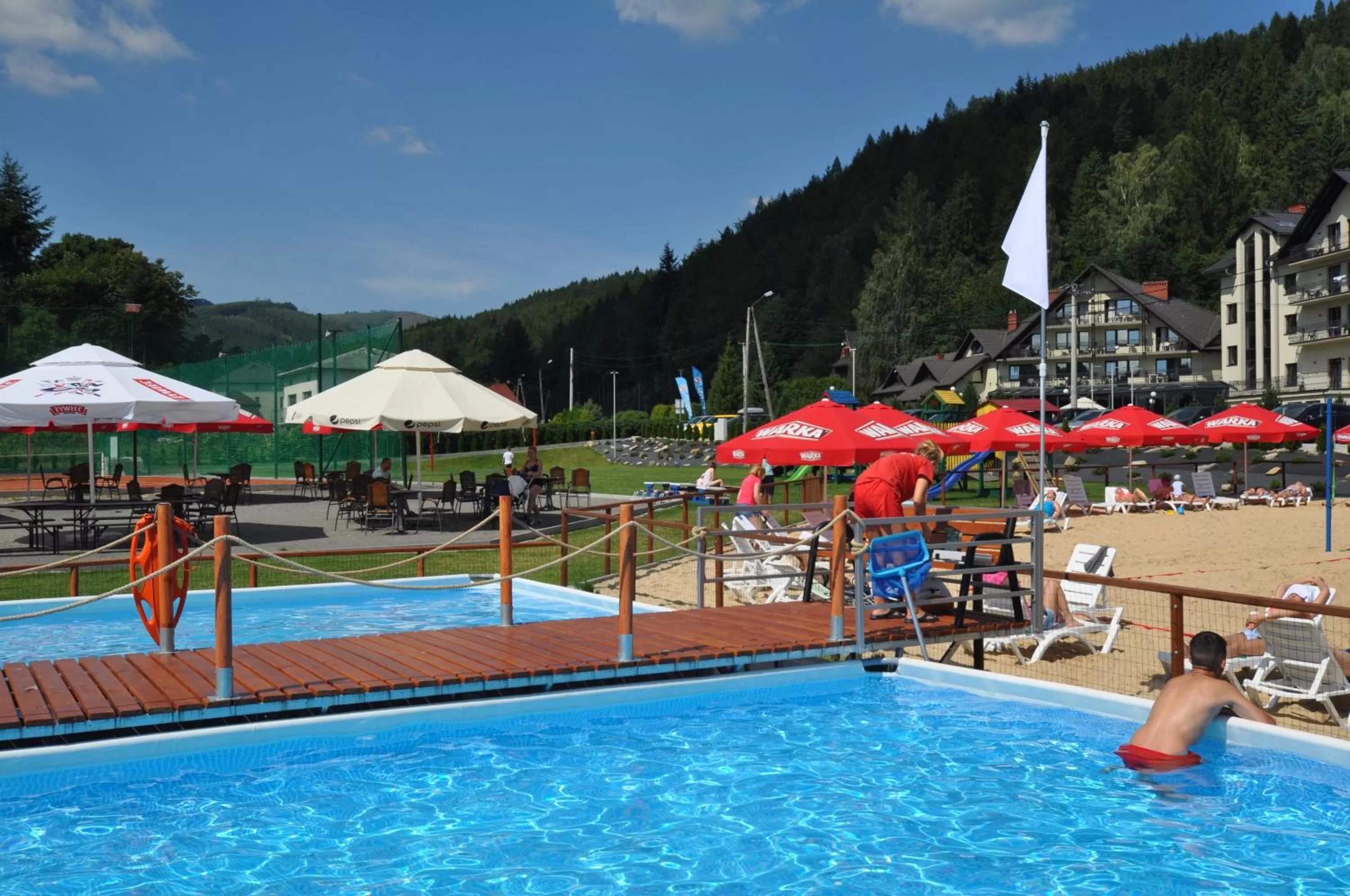 Swimming pool in Hotel Zimnik Luksus Natury Spa & Wellness