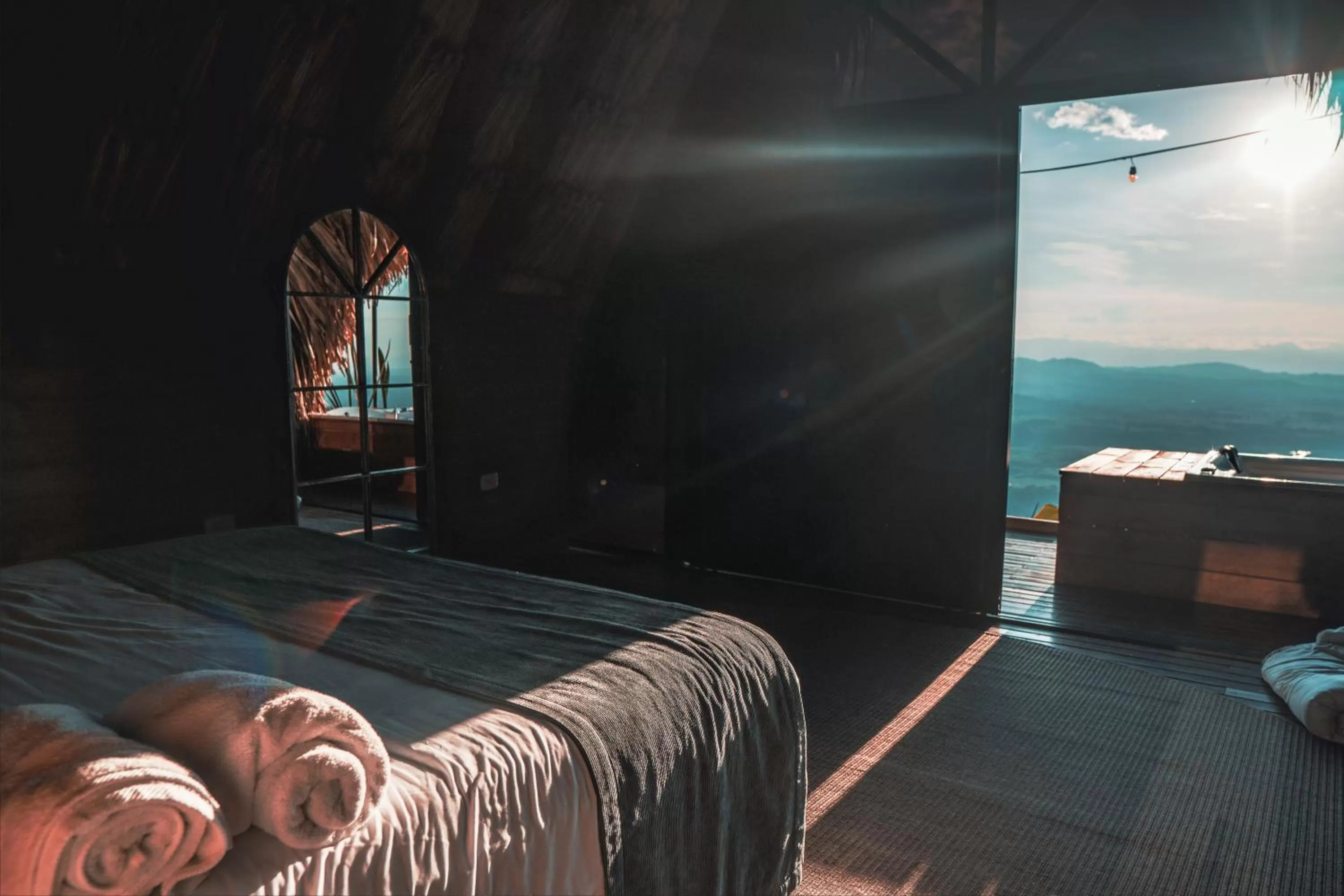 Bed in La Cima Eco Hotel