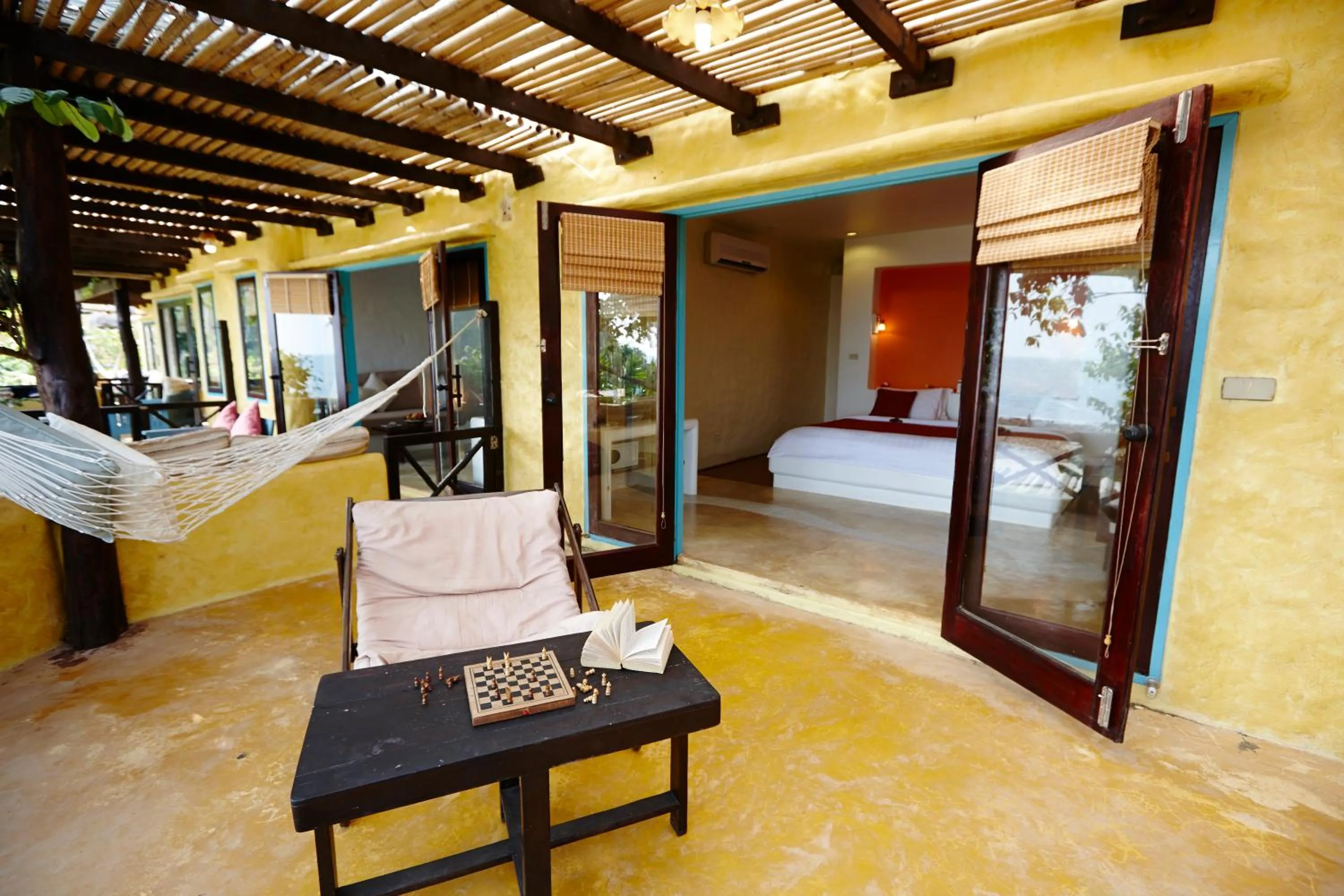 Balcony/Terrace, Bed in Vacation Village Phra Nang Lanta - SHA Extra Plus