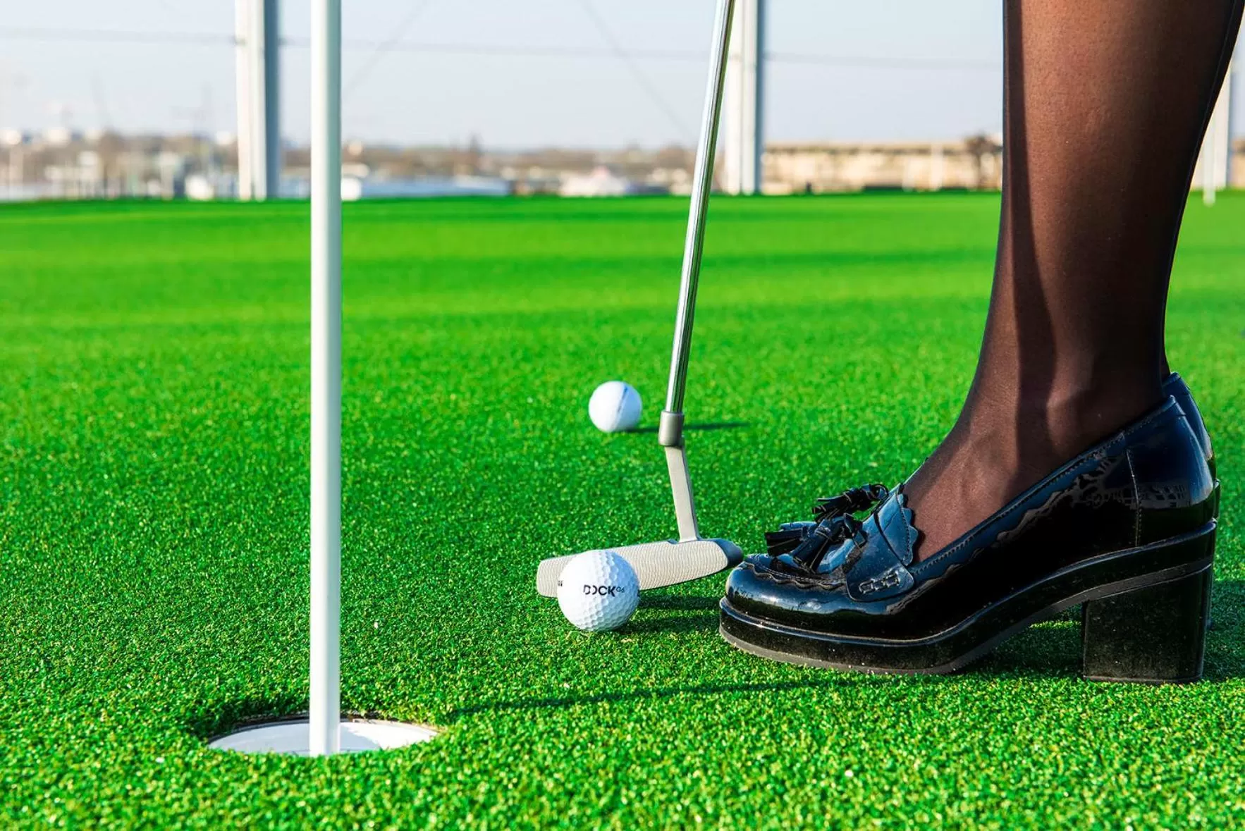 Golfcourse in Radisson Blu Hotel Bordeaux