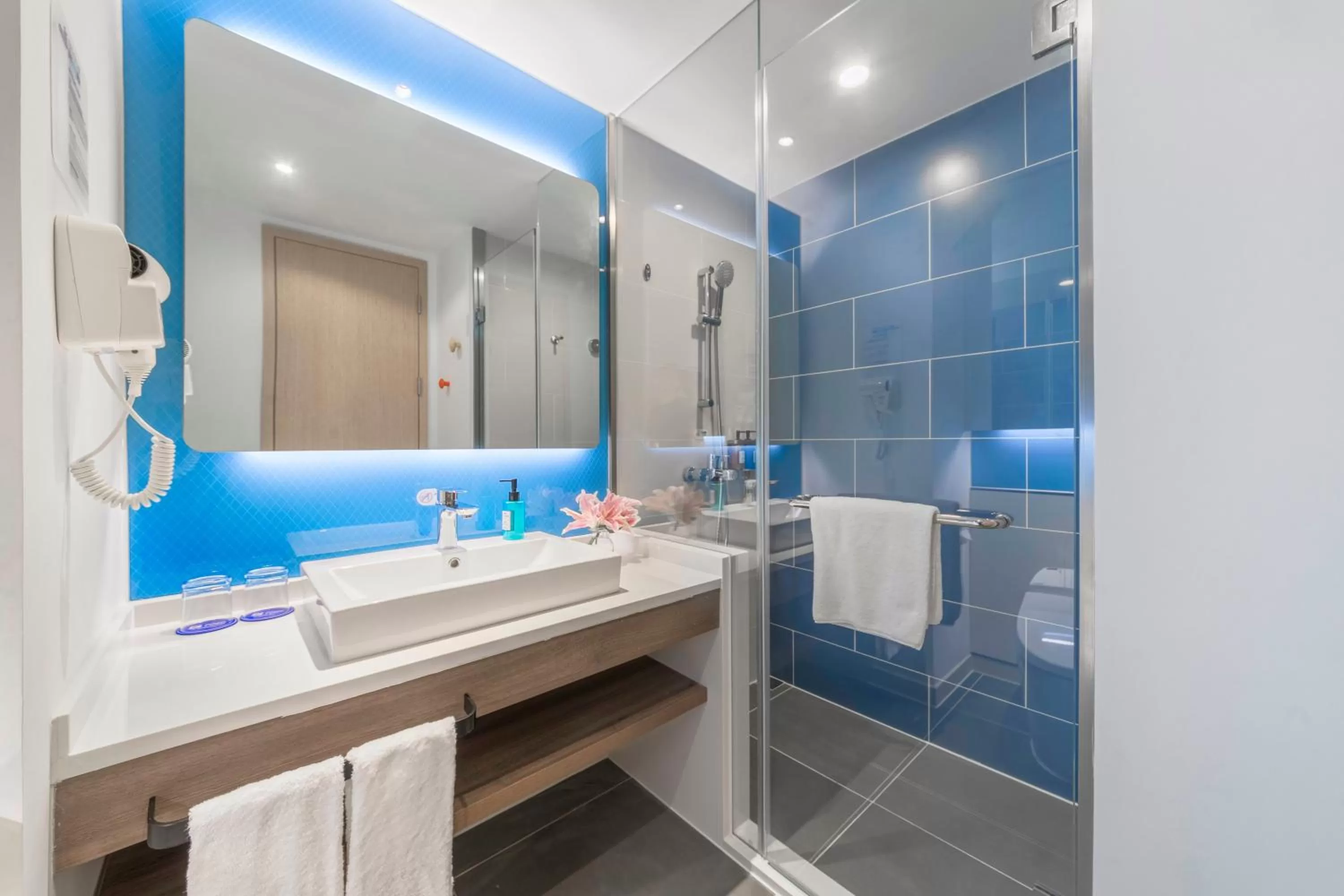 Shower in Holiday Inn Express Shanghai Gubei by IHG