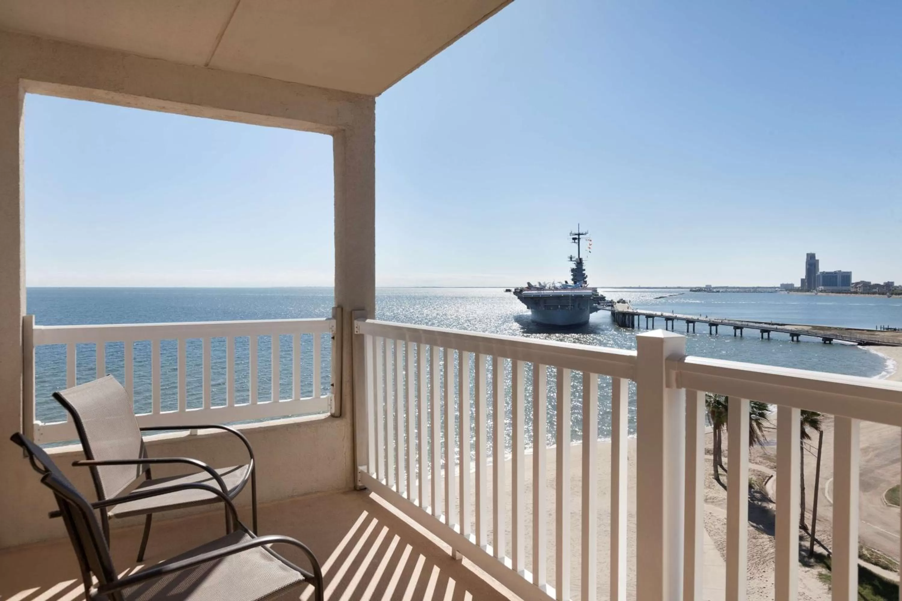 Balcony/Terrace in DoubleTree by Hilton Corpus Christi Beachfront