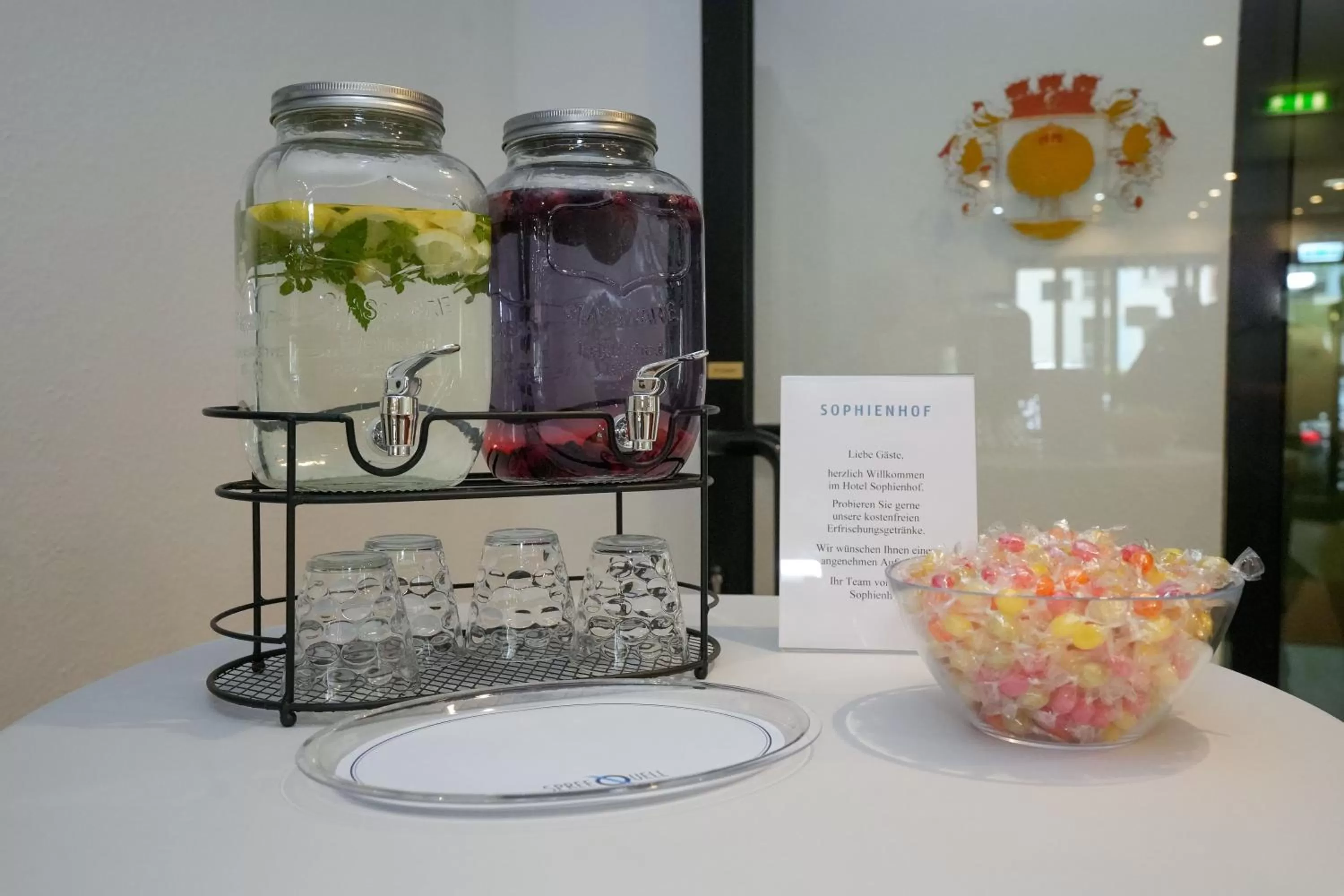 Lobby or reception in Hotel Sophienhof