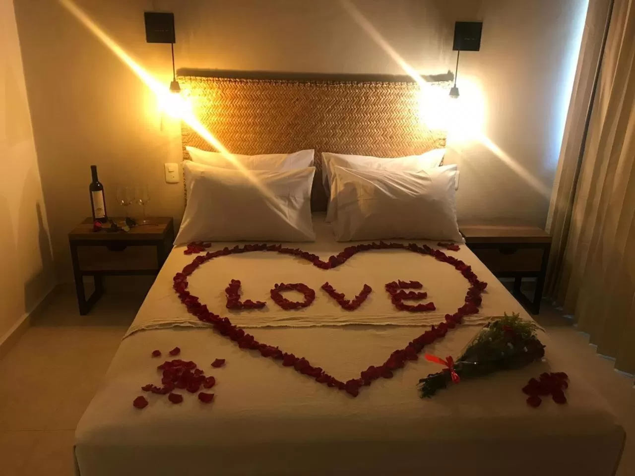 Bed in AGAM Hotel Boutique Bacalar - Adults Only