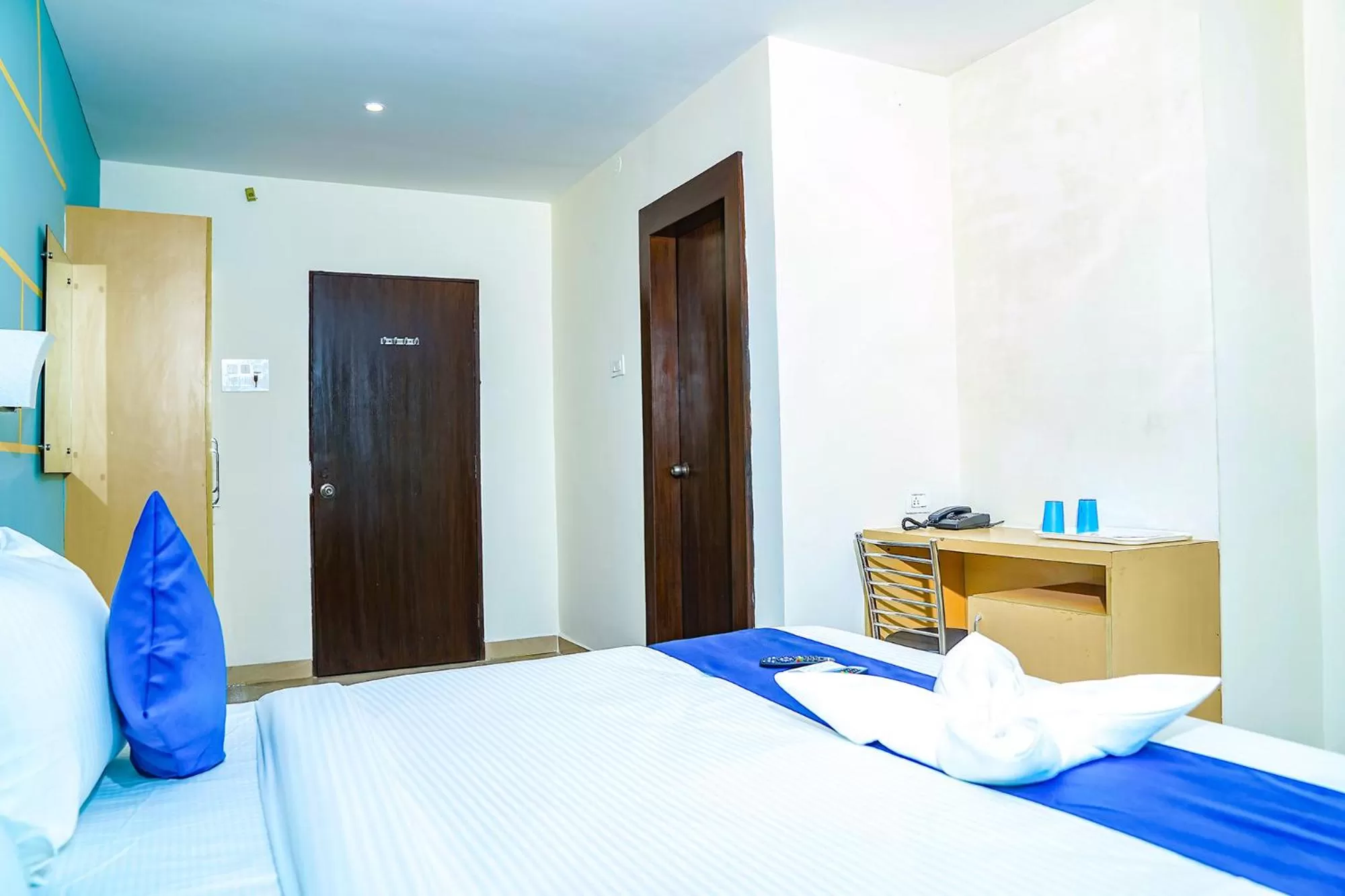 Photo of the whole room, Bed in FabHotel JKC Grand