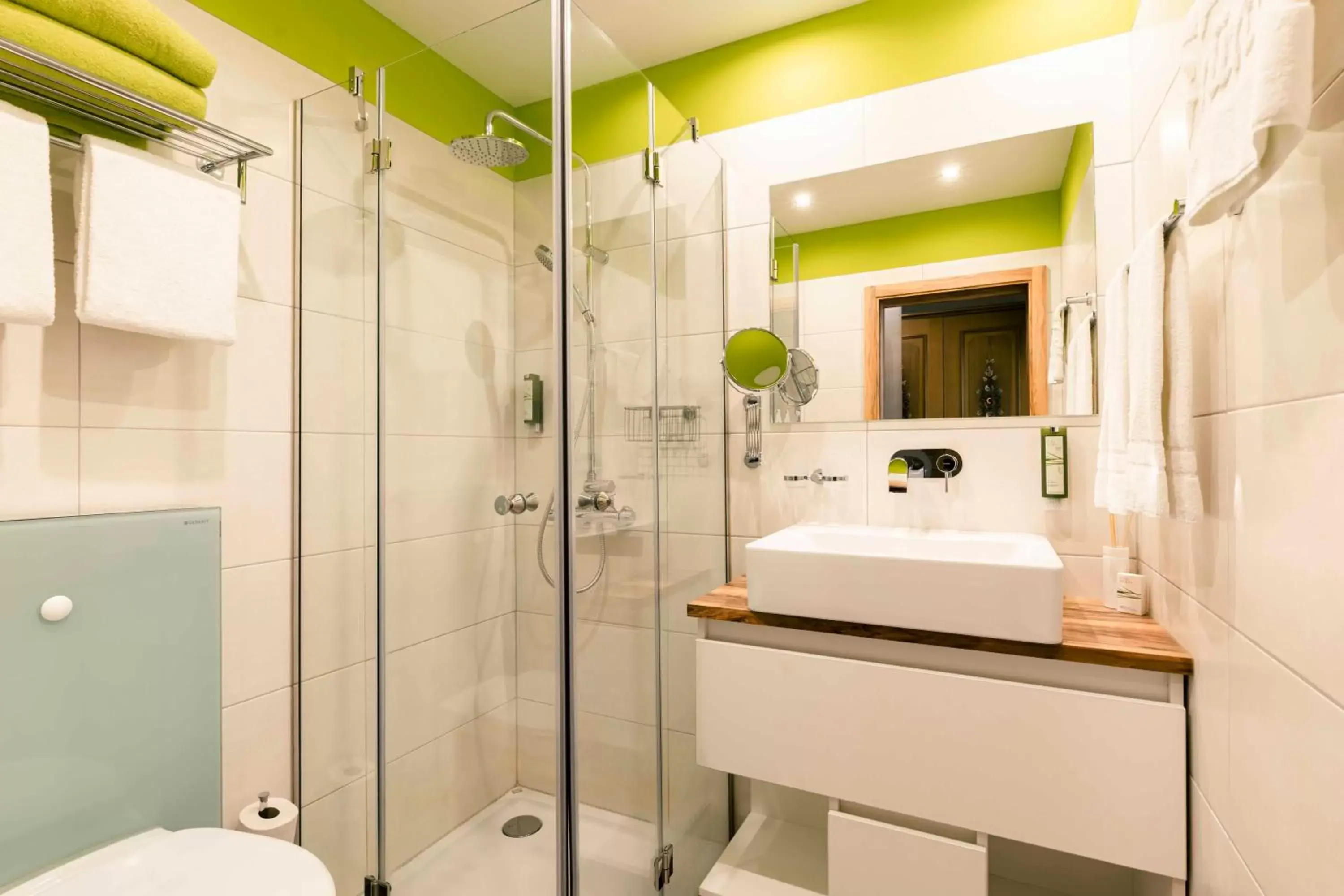 Standard Double Room with Bath in Landhotel GrünWies -Bonsai-Wellness Garni Standard Double Room with Bath in Landhotel GrünWies -Bonsai-Wellness Garni