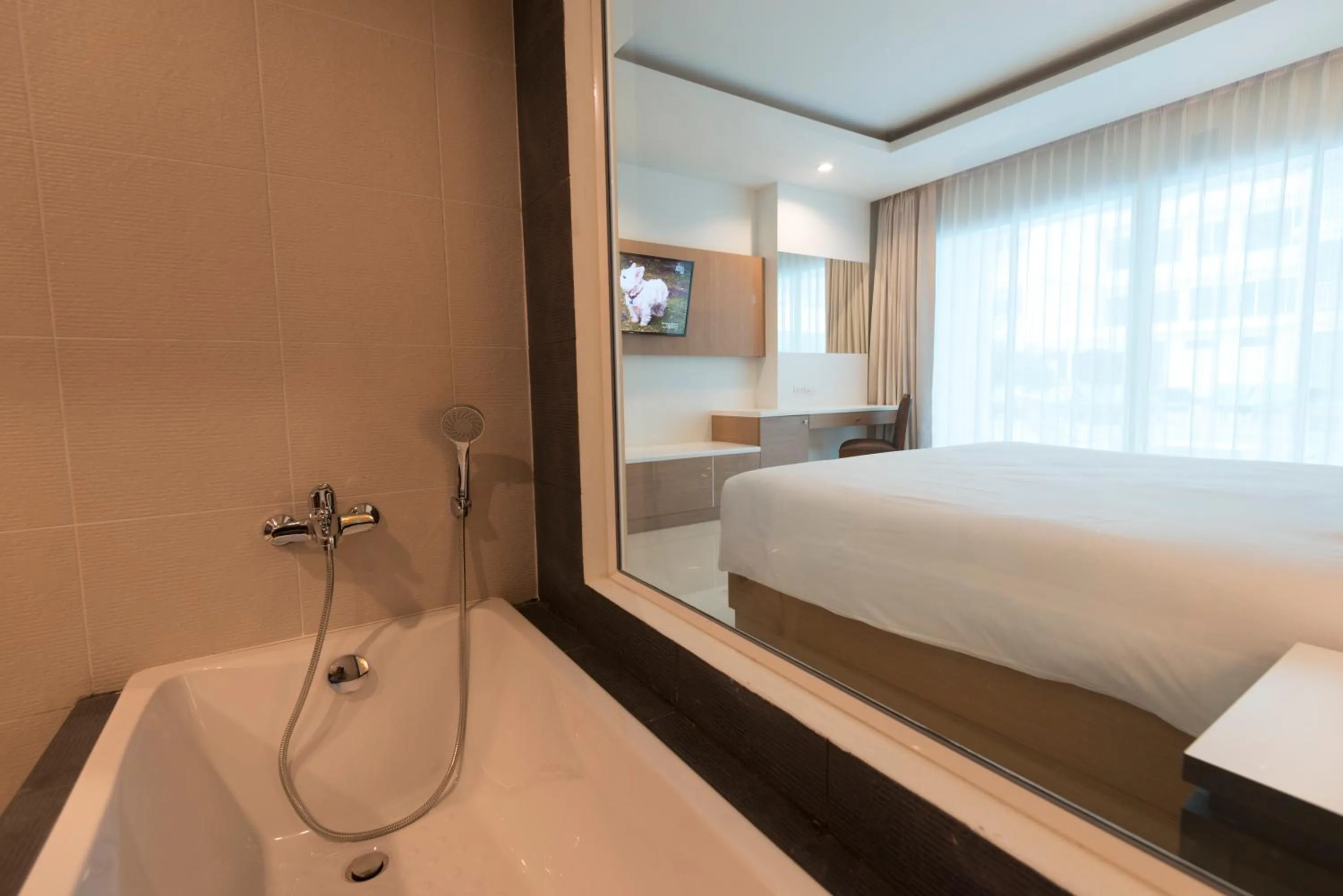 Bathroom, Bed in Chanalai Hillside Resort, Karon Beach