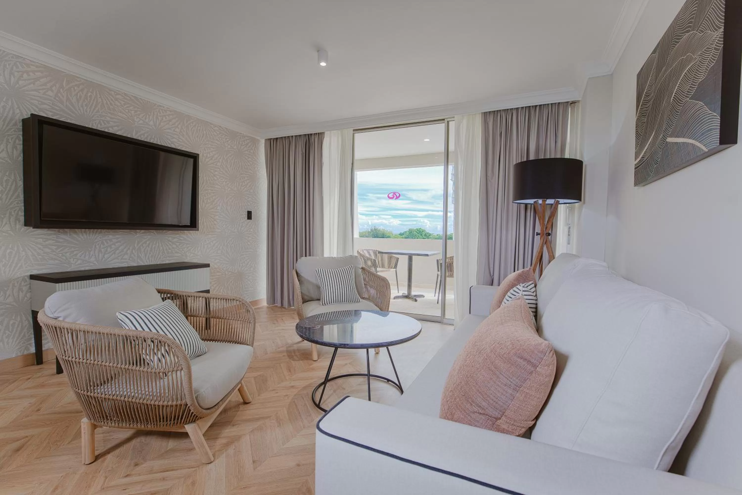 Living room in Dominican Fiesta Hotel