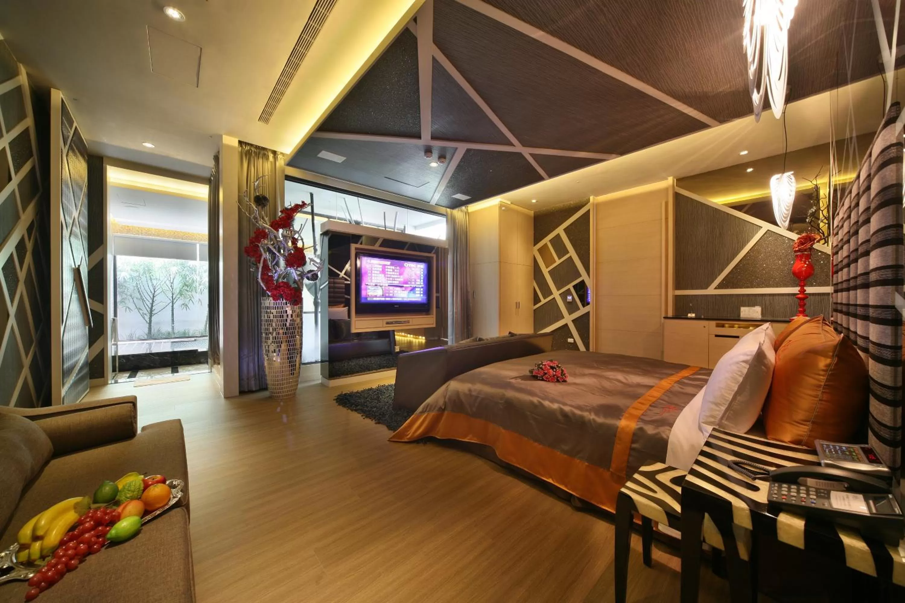 Bed in Han Guan Motel