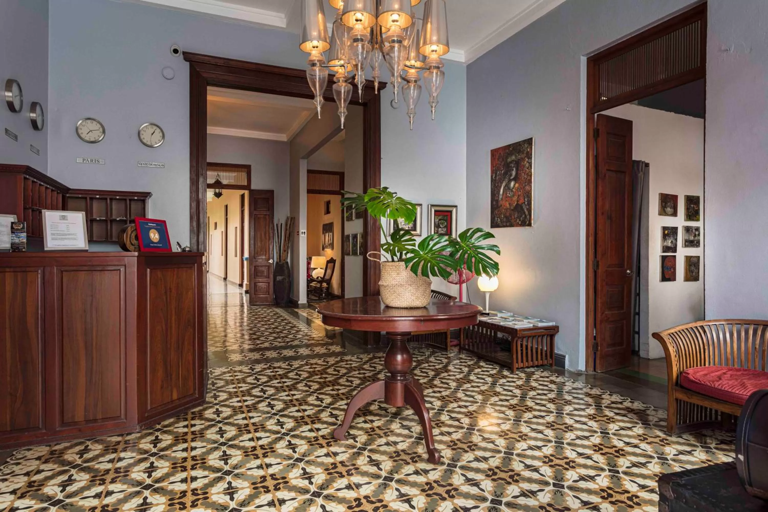 Lobby/Reception in Hotel Villa Colonial