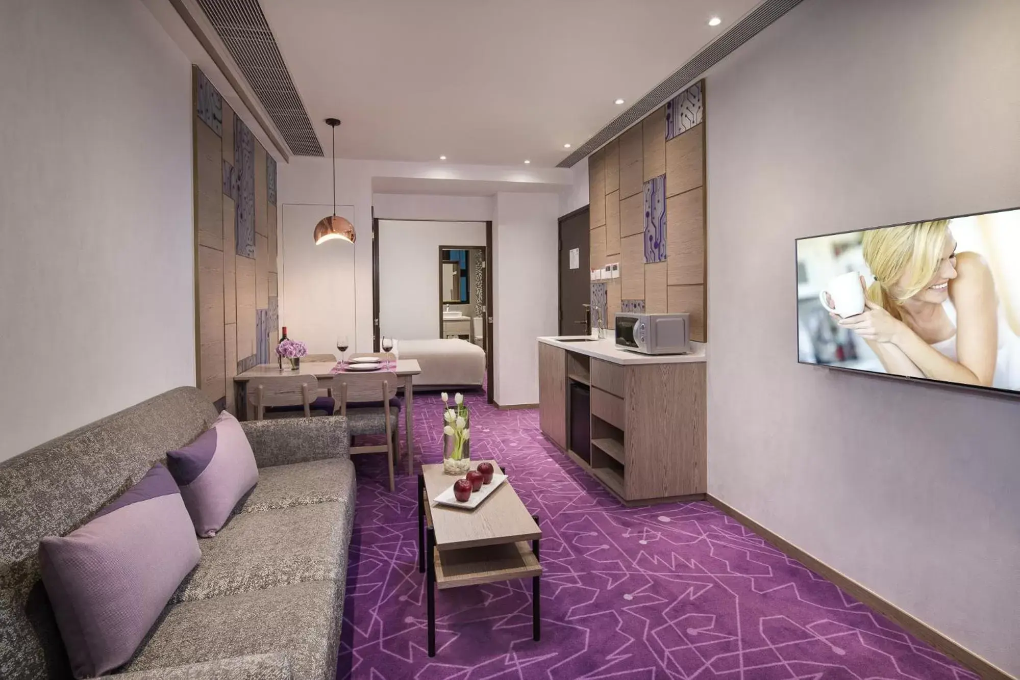 One-Bedroom Suite in Hotel Purple Hong Kong One-Bedroom Suite in Hotel Purple Hong Kong