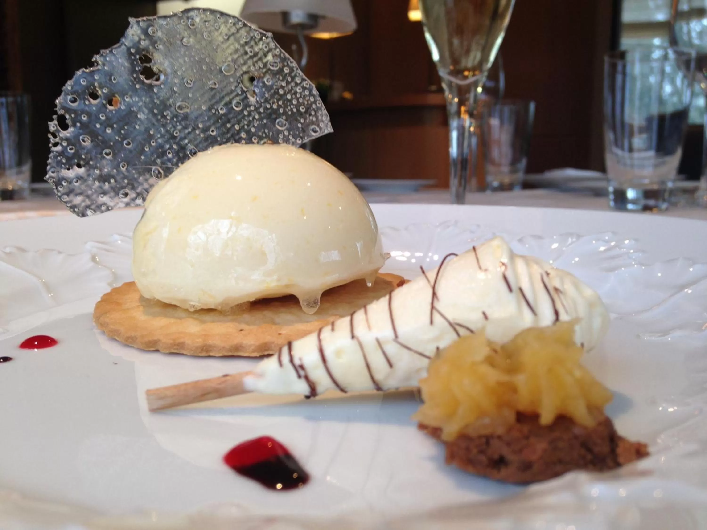 Food close-up in Les Chambres Lauryvan