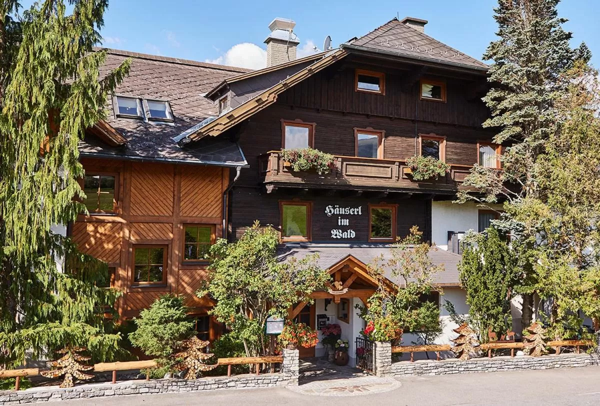 Facade/entrance, Property Building in Hotel Häuserl im Wald