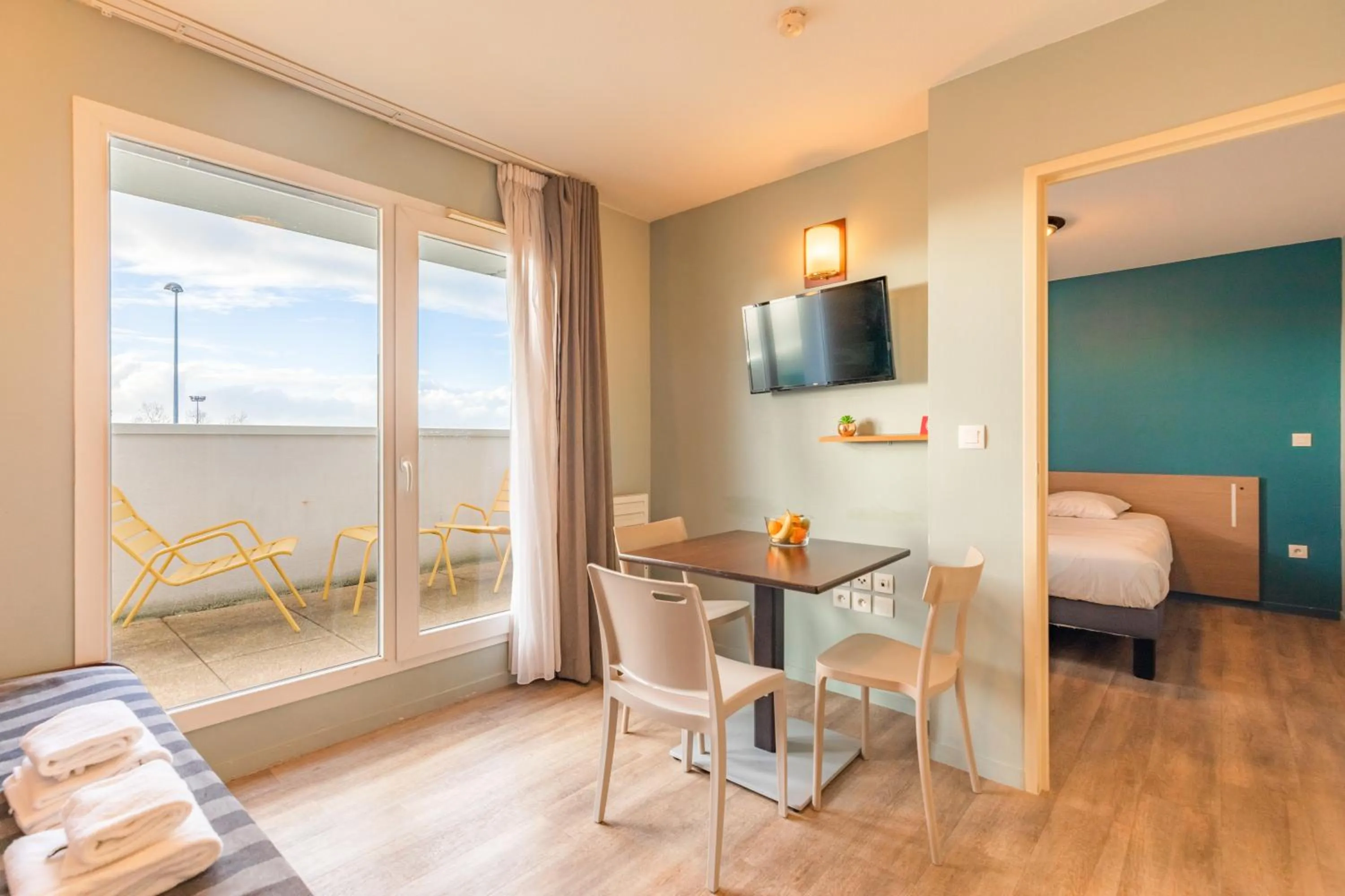 Balcony/Terrace in Appart'City Classic La Roche sur Yon Centre