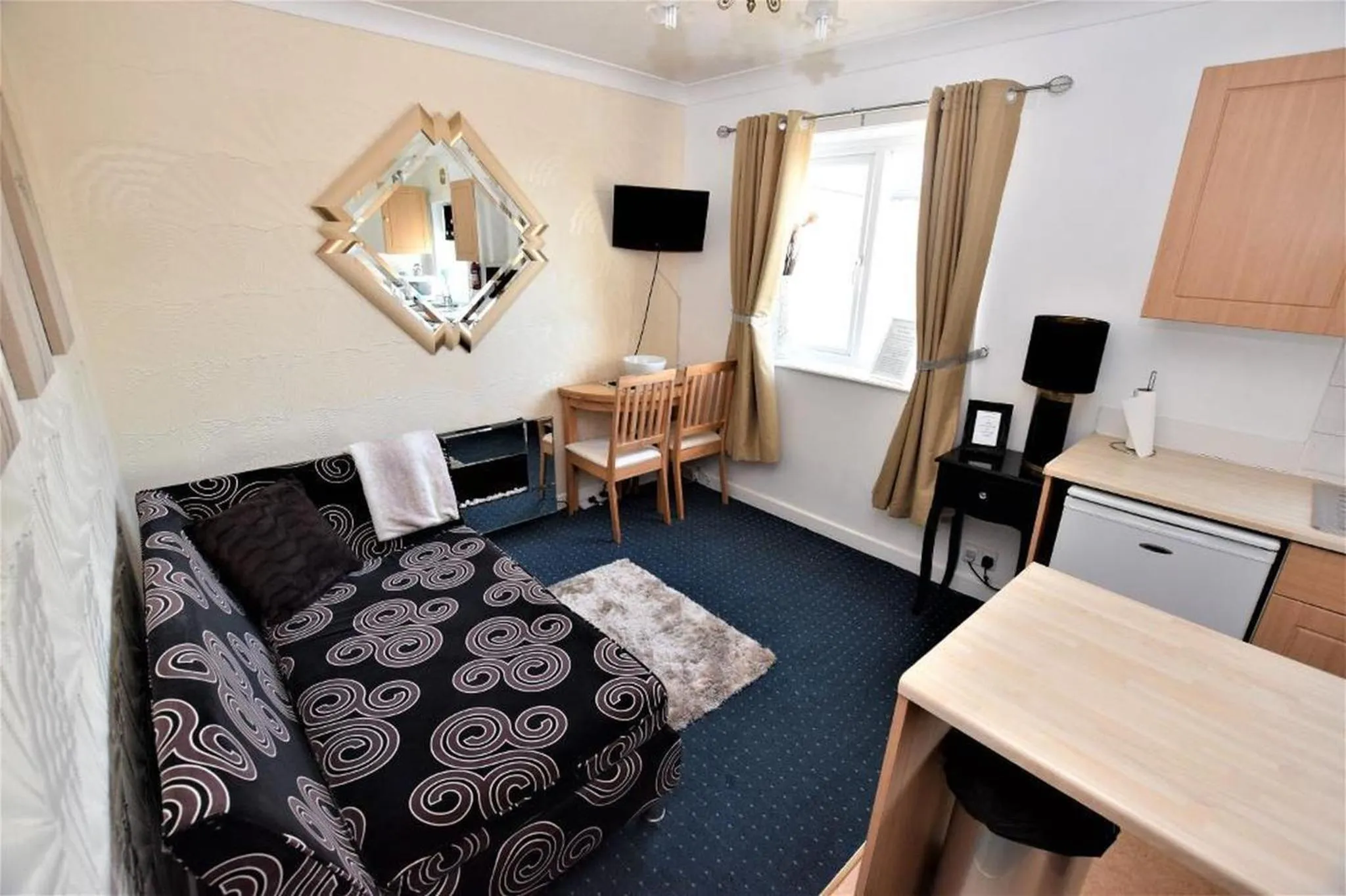 Living room in Bridle Lodge Apartments