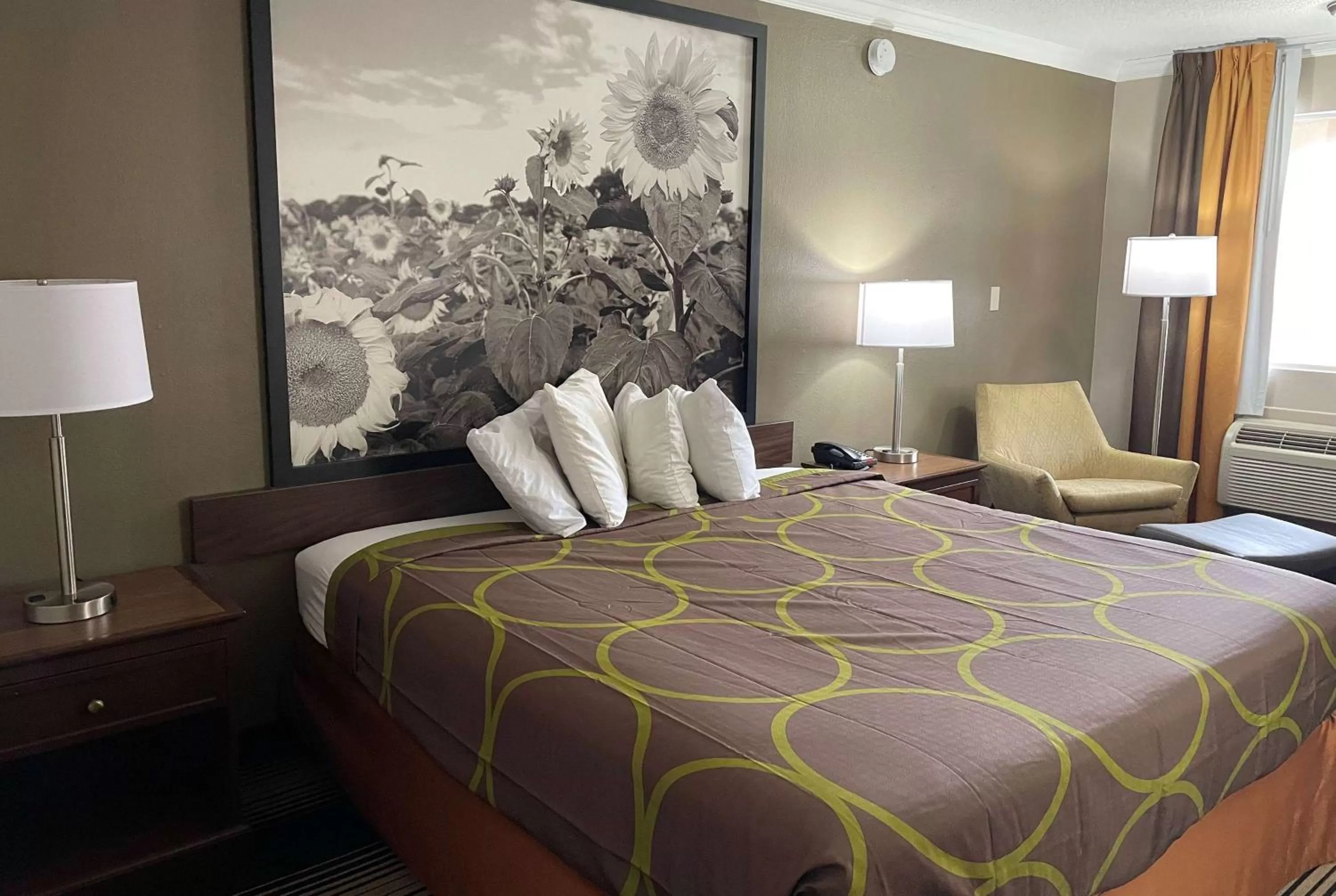 Photo of the whole room, Bed in Deluxe Inn & Suites