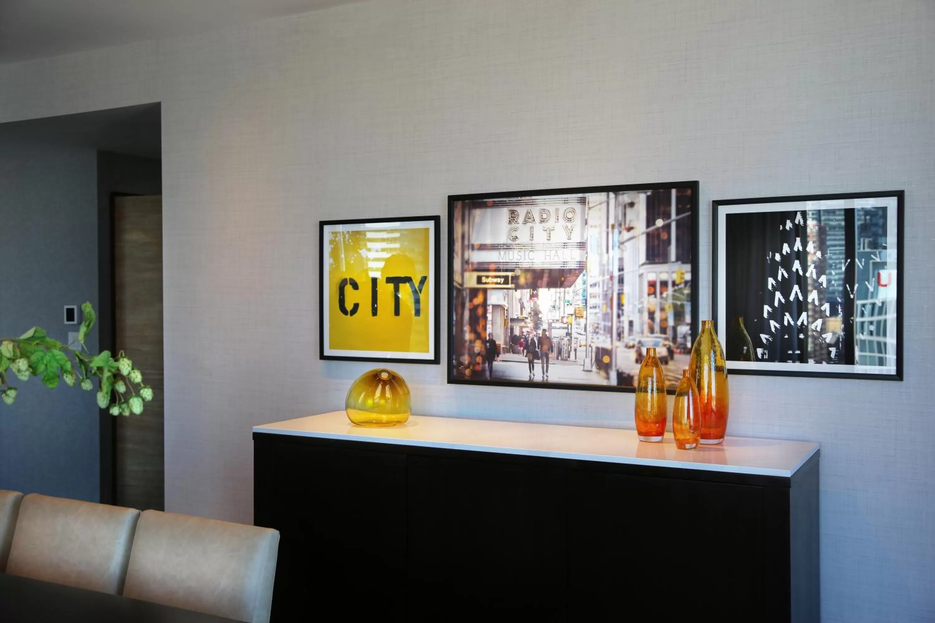 Living room in InterContinental New York Times Square by IHG