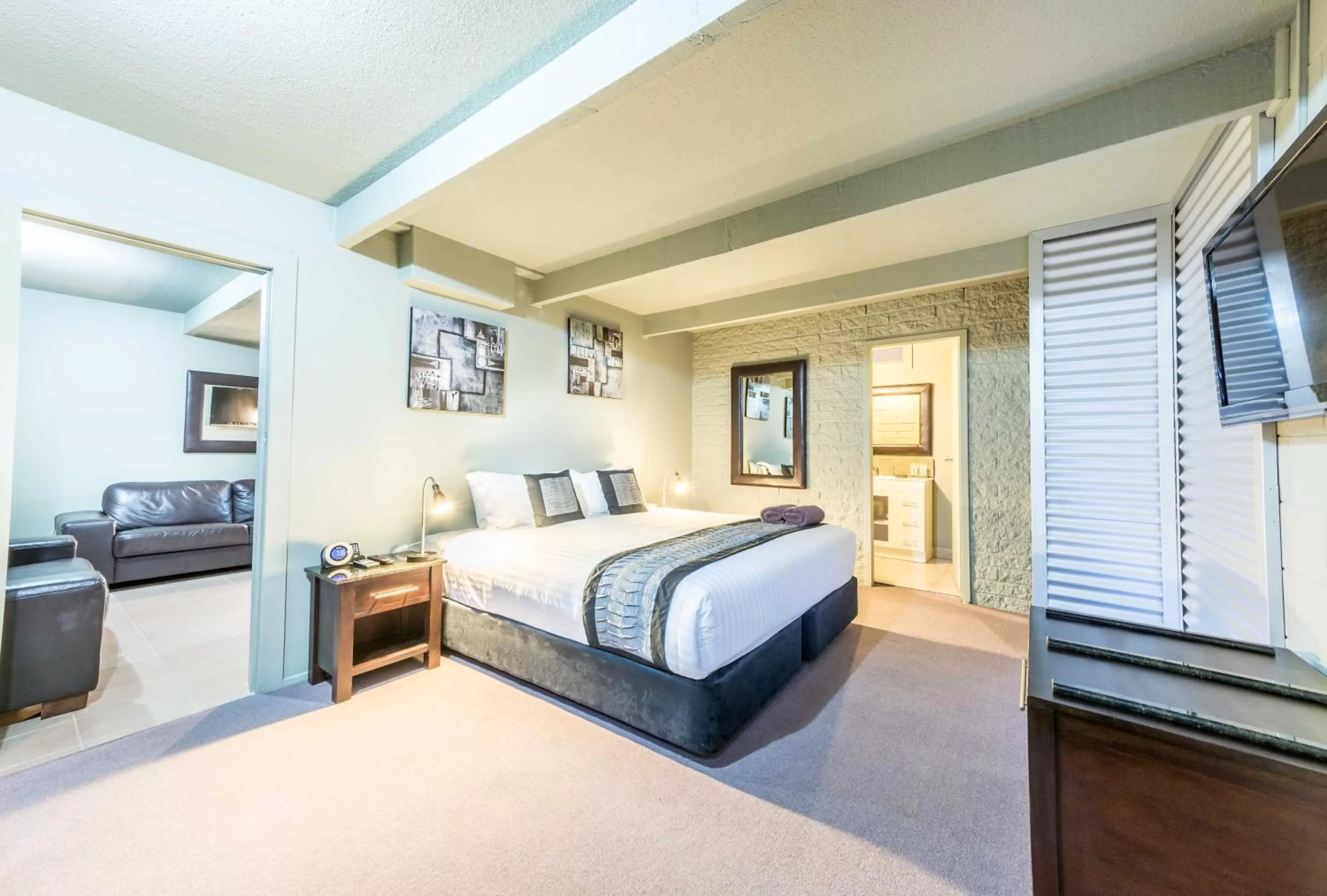 Bedroom, Bed in Orbost Motel