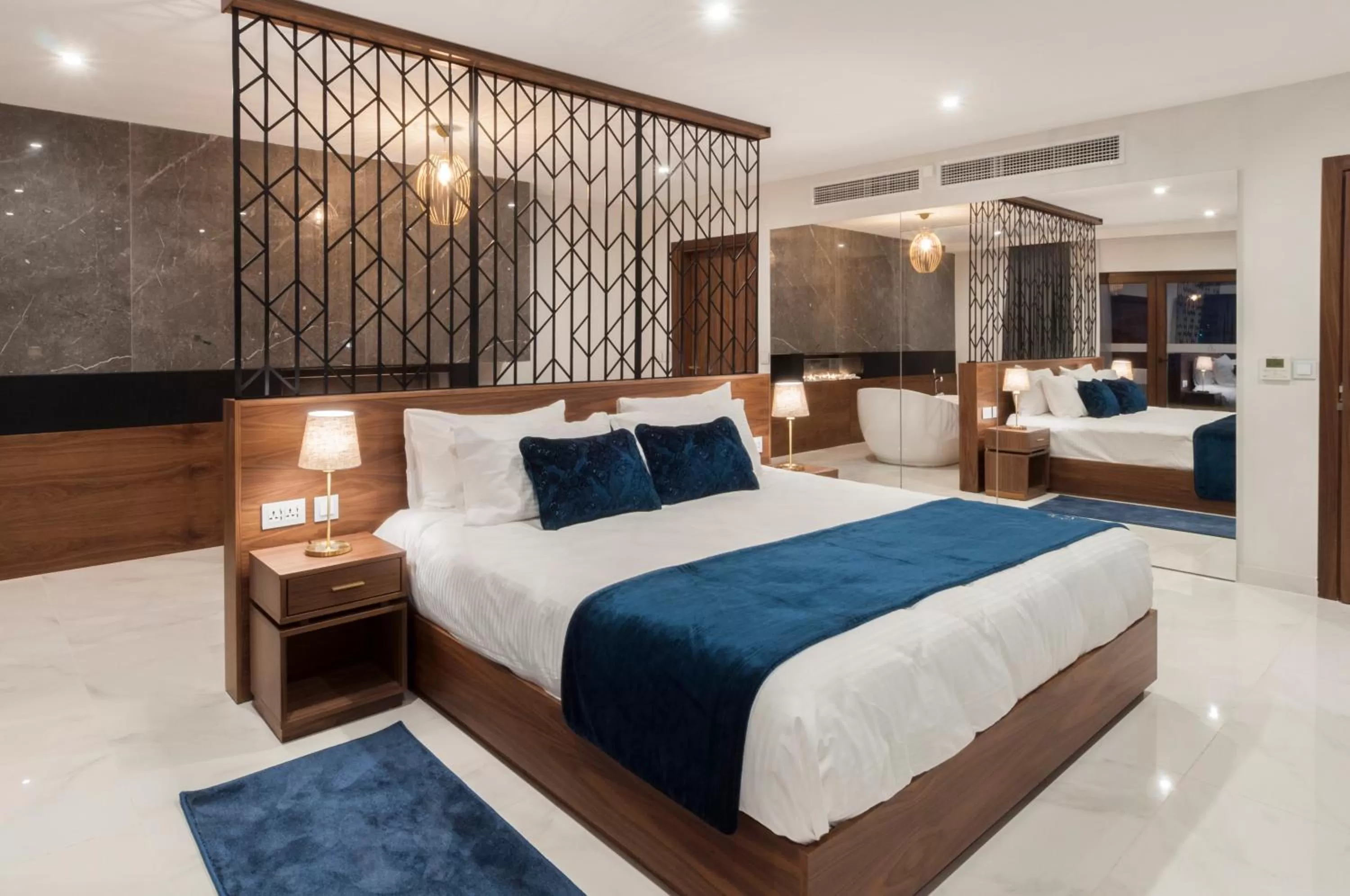 Bed in The Duke Boutique Hotel