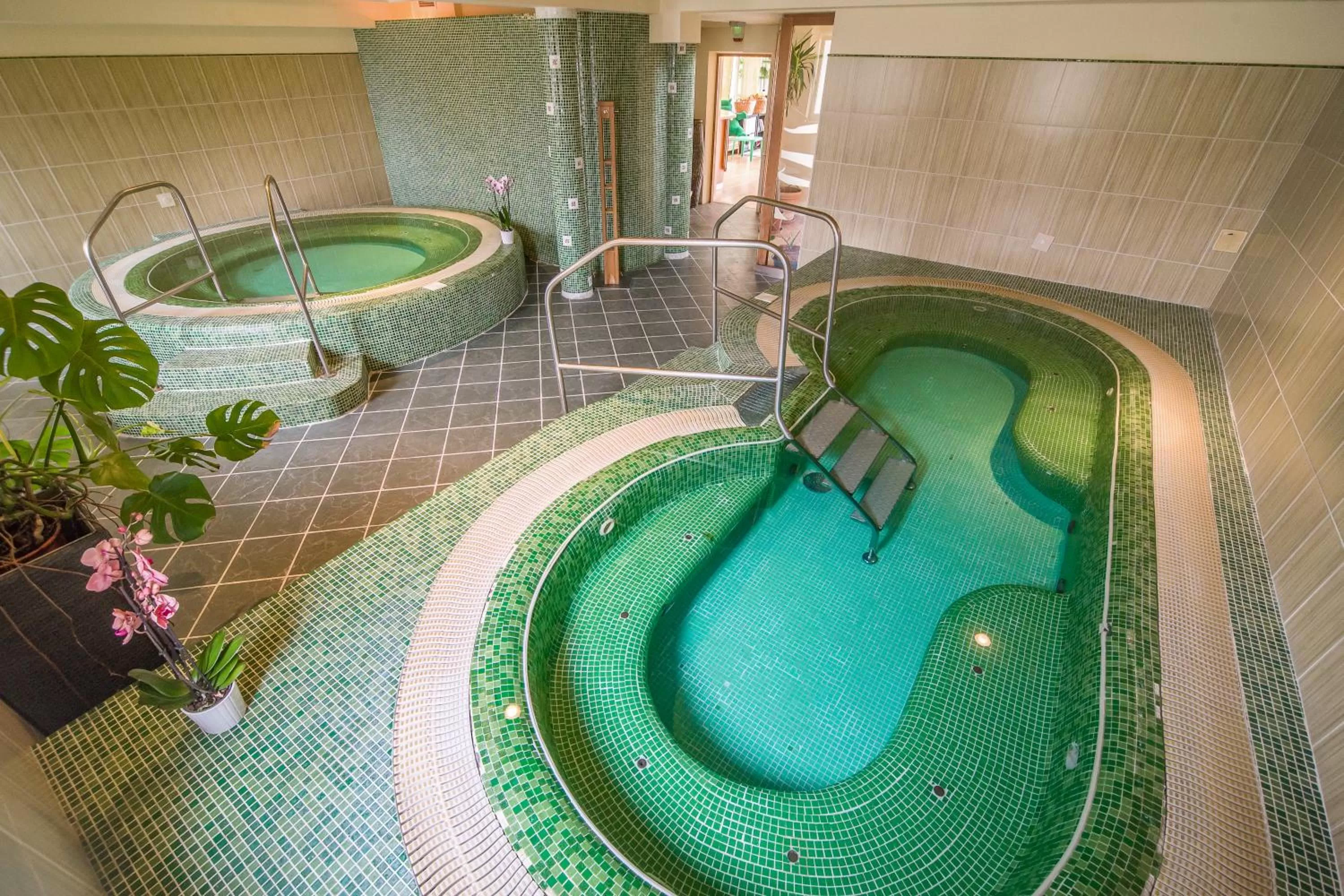 Hot Tub in Wellness Hotel Kager Harkány