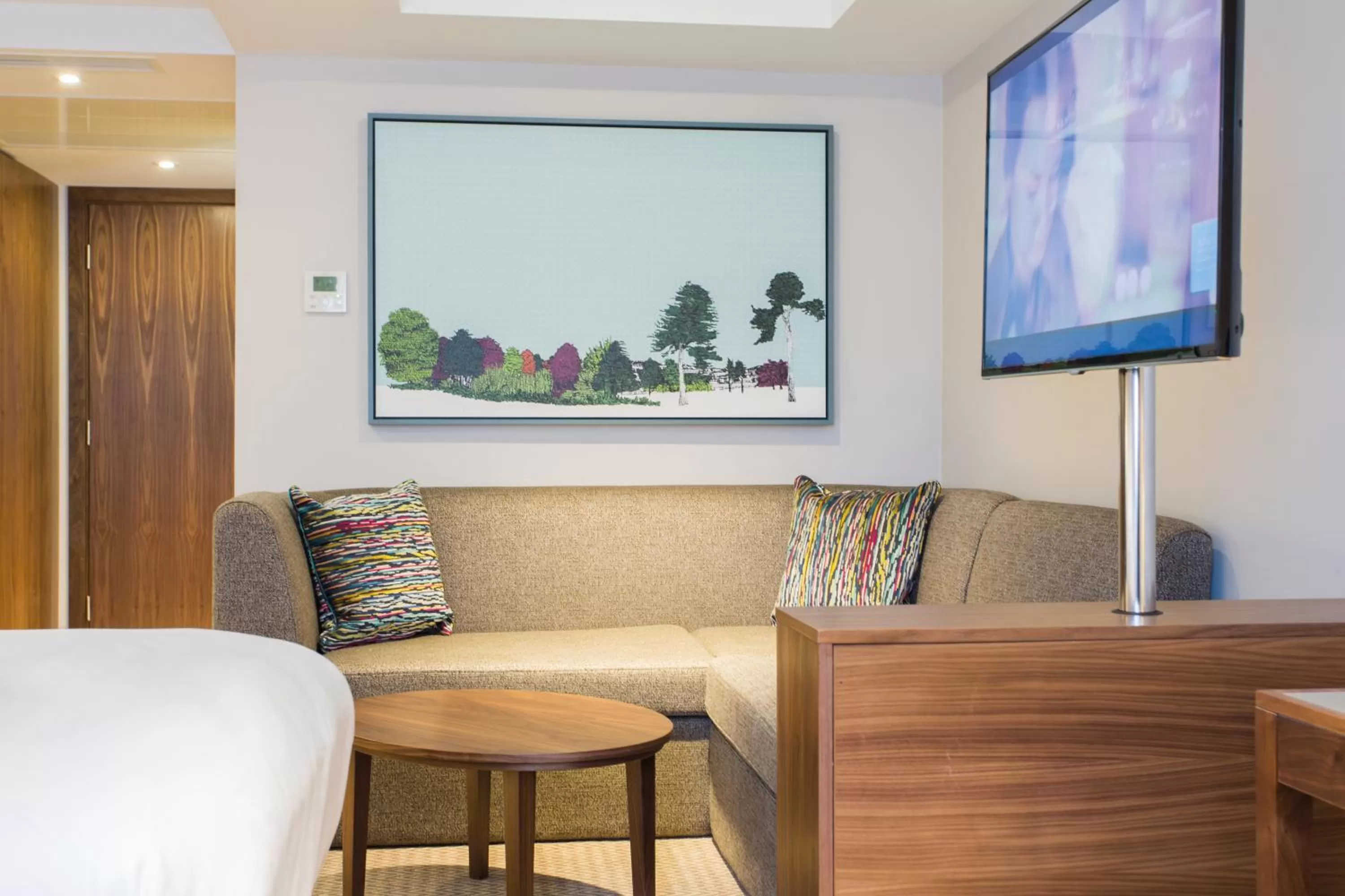 Seating area, Bed in Cottons Hotel and Spa