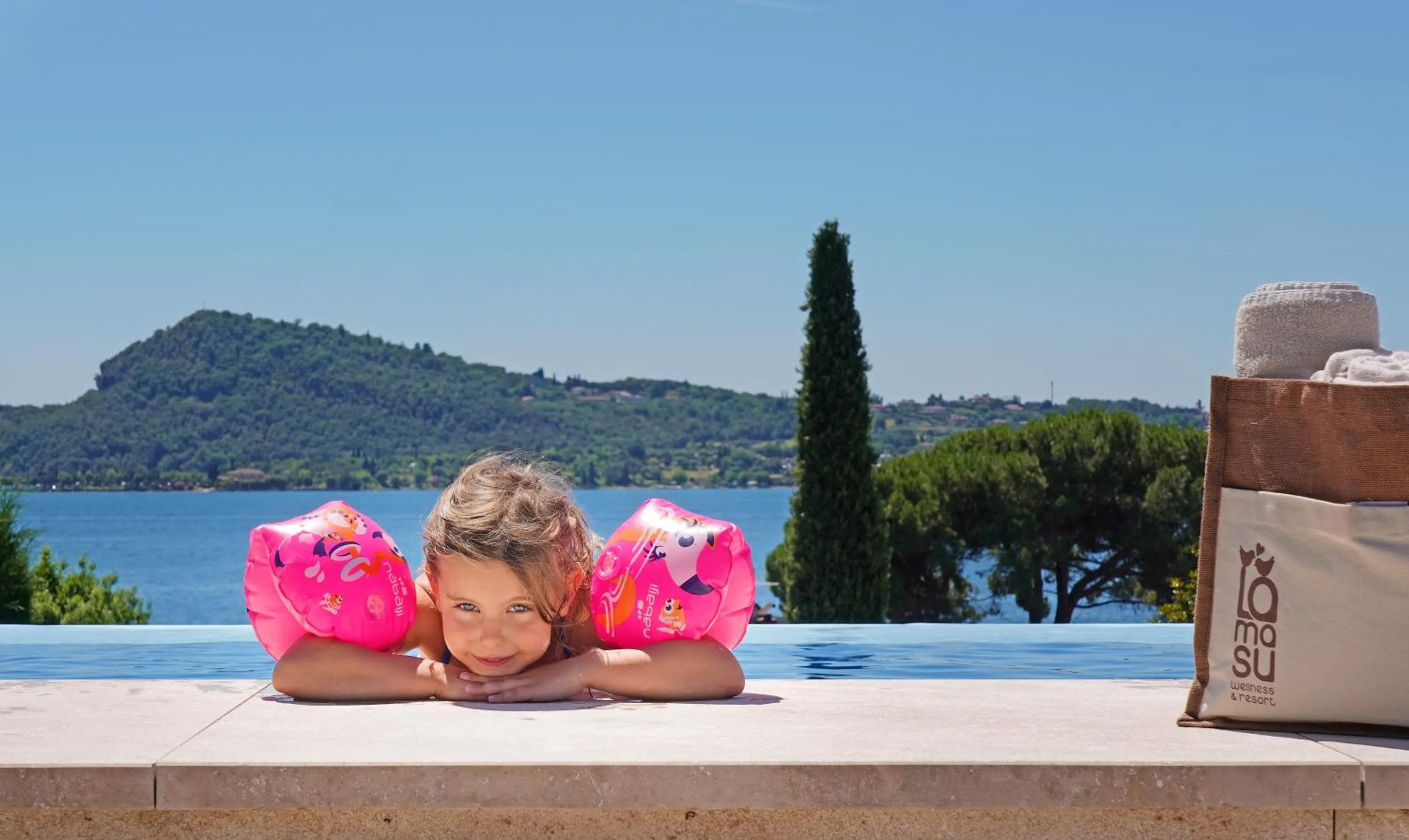 Swimming pool in Lamasu RioVerde - Lago di Garda