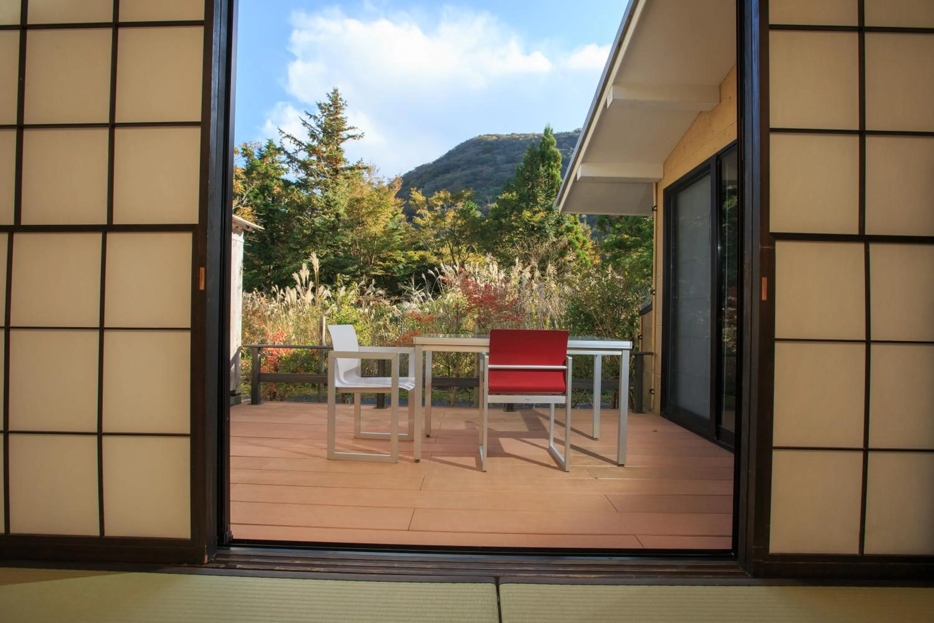 Balcony/Terrace in Kinokuniya Ryokan