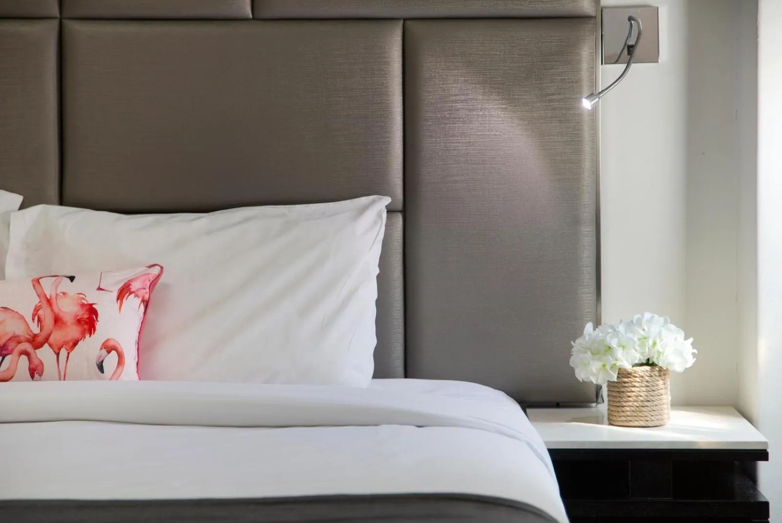 Bed in The MAC Boutique Hotel